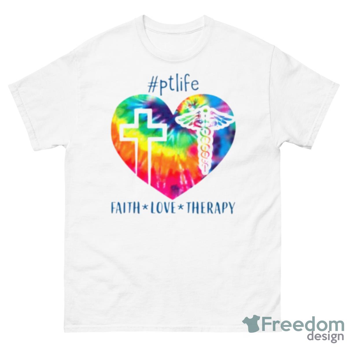 Physical Therapist Faith Love Therapy Shirt - 500 Men’s Classic Tee Gildan Physical Therapist Faith Love Therapy Shirt - 500 Men’s Classic Tee Gildan