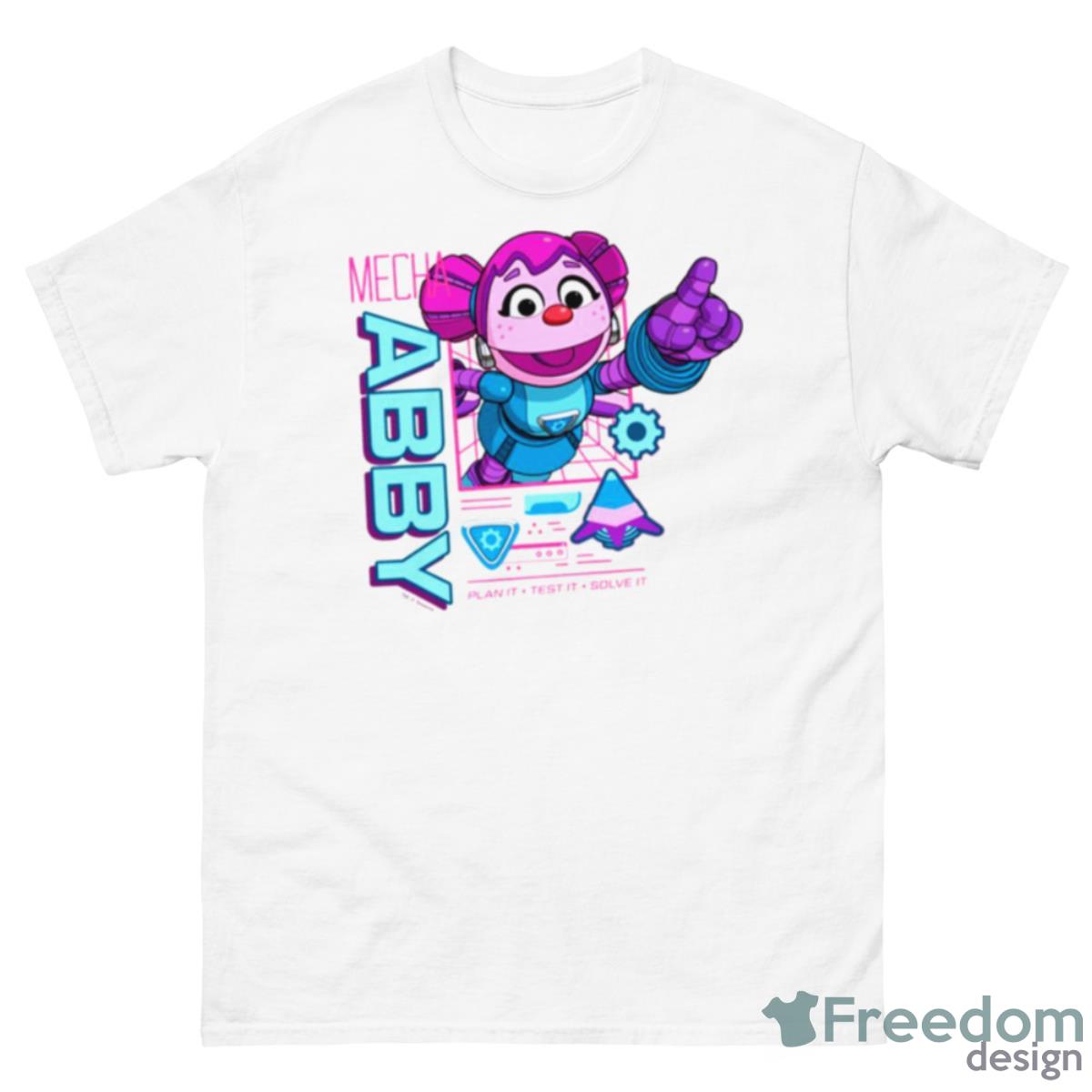 Pink Design Sesame Street Mecha Builders Abby Cadabby Shirt - 500 Men’s Classic Tee Gildan