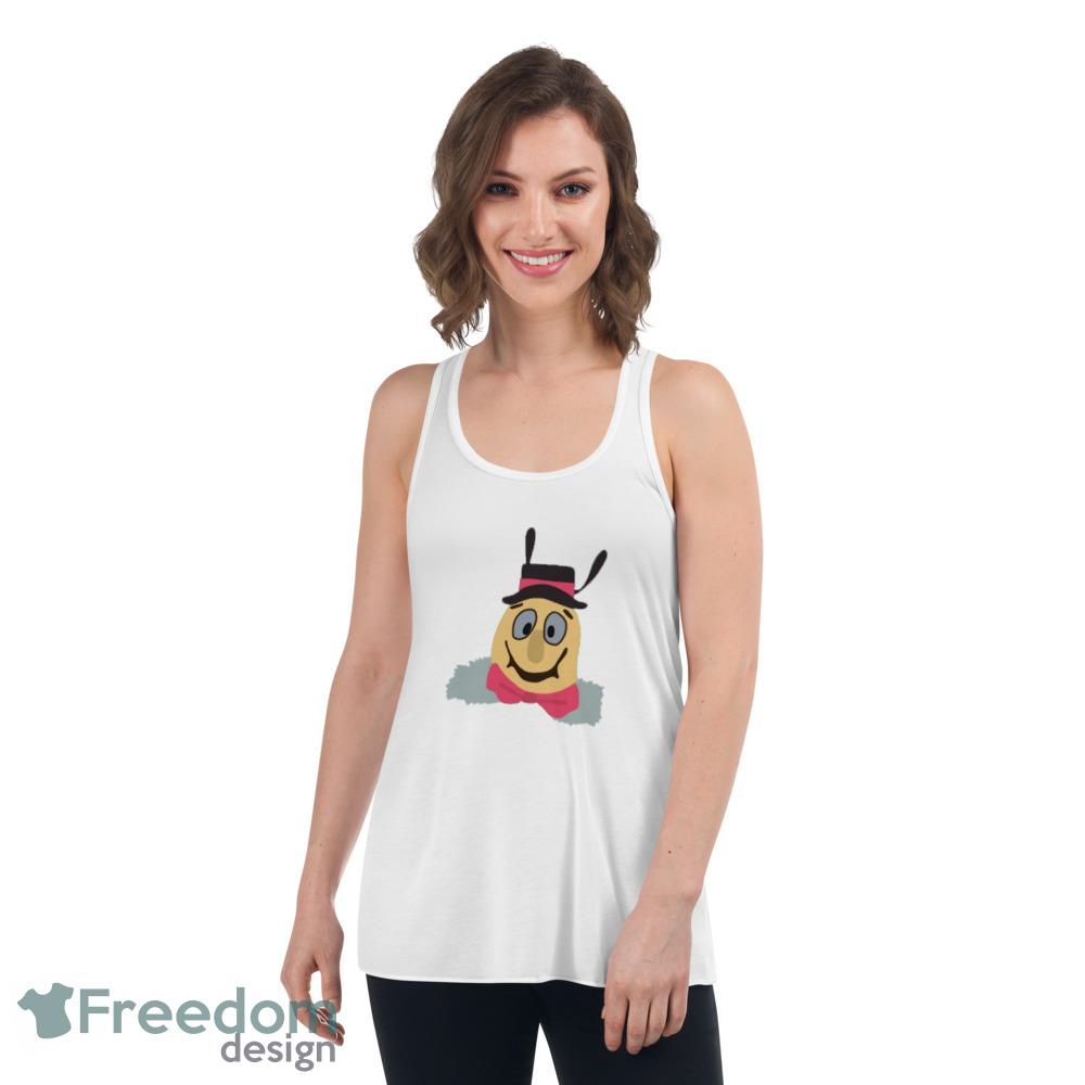 Pistachon Zig Zag smile funny T shirt - Womens Flowy Racerback Tank Pistachon Zig Zag smile funny T shirt - Womens Flowy Racerback Tank