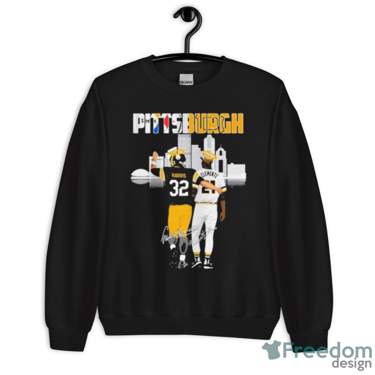 Pittsburgh Harris Clemente Signature Shirt image Pittsburgh Harris Clemente Signature Shirt - Unisex Crewneck Sweatshirt