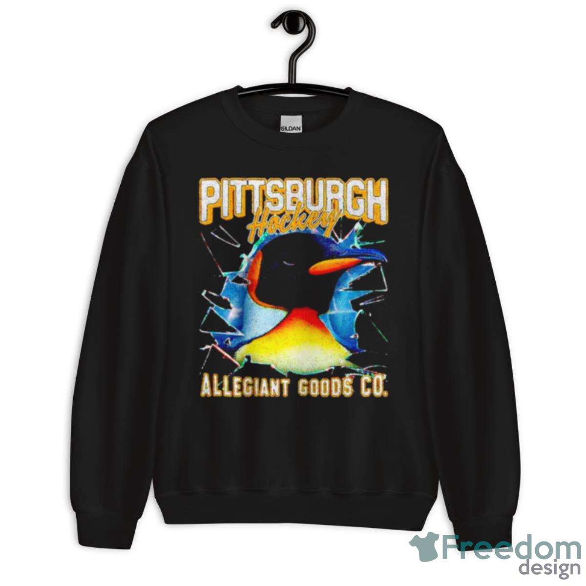 Pittsburgh Hockey Allegiant Goods Co Mascot Shirt - Unisex Crewneck Sweatshirt