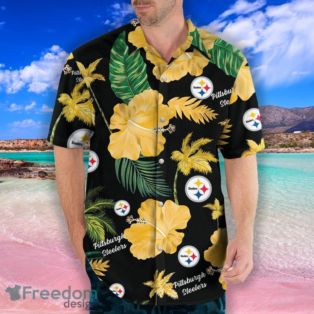 Kansas City Chiefs Nfl Color Hibiscus Button Up Hawaiian Shirt