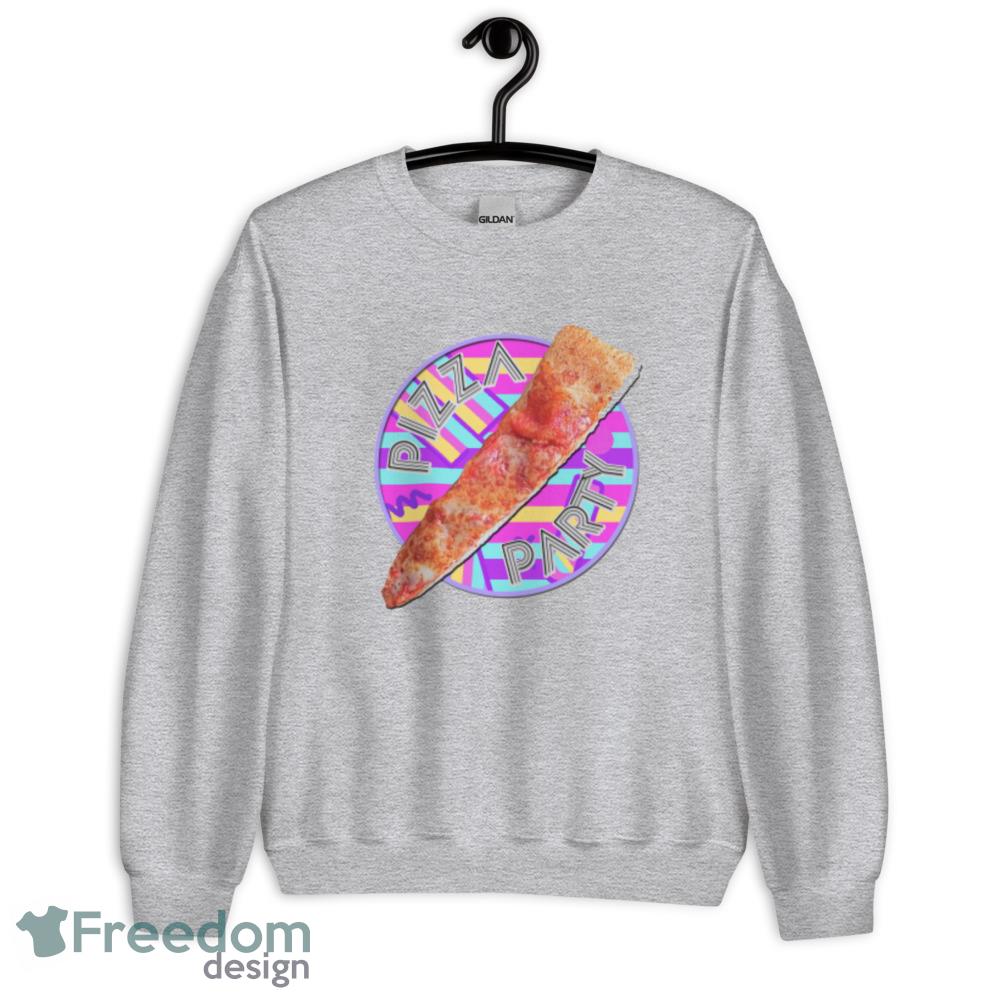 Pizza Party Meme Tiny Slice l T Shirt image Pizza Party Meme Tiny Slice l T Shirt - Unisex Heavy Blend Crewneck Sweatshirt