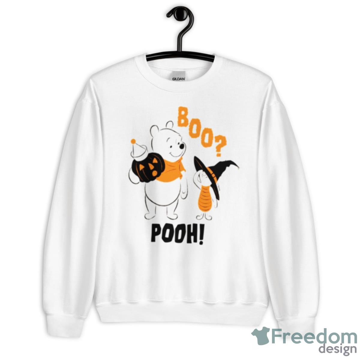 Pooh And Piglet Boo Pooh Winnie The Pooh Shirt - Unisex Heavy Blend Crewneck Sweatshirt