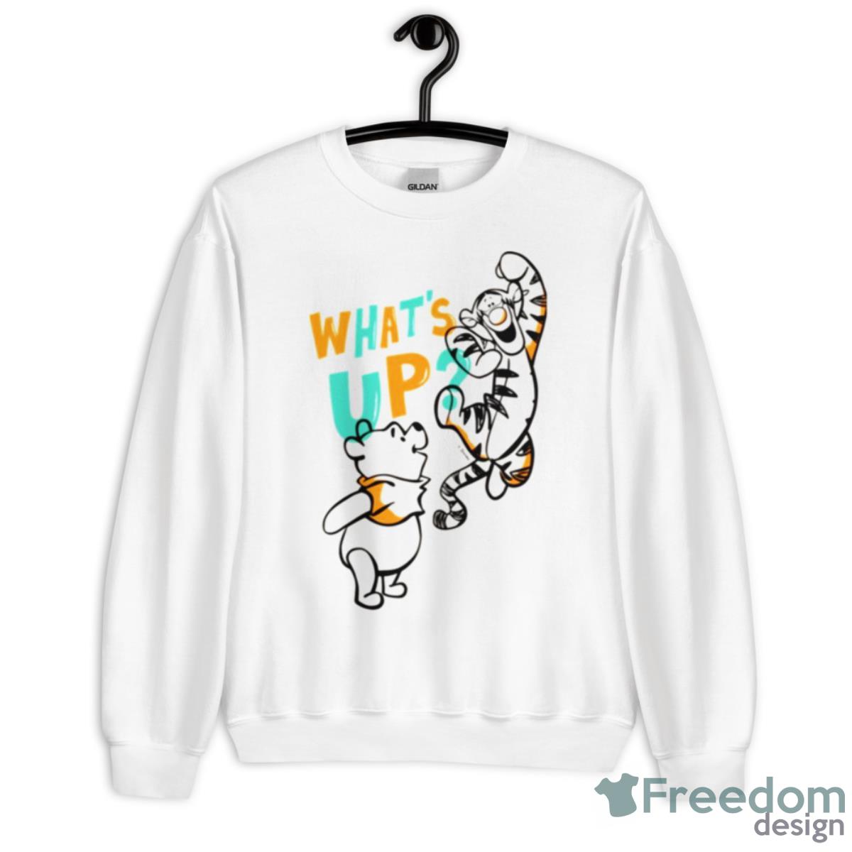 Pooh And Tigger What’s Up Winnie The Pooh Shirt - Unisex Heavy Blend Crewneck Sweatshirt