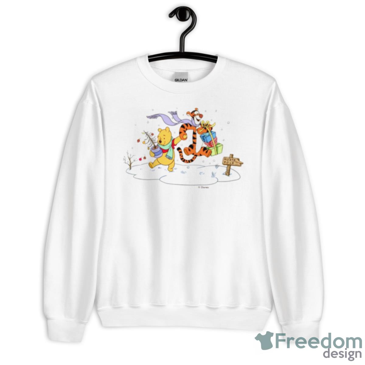 Pooh & Tigger Christmas Gifts Winnie The Pooh Shirt - Unisex Heavy Blend Crewneck Sweatshirt