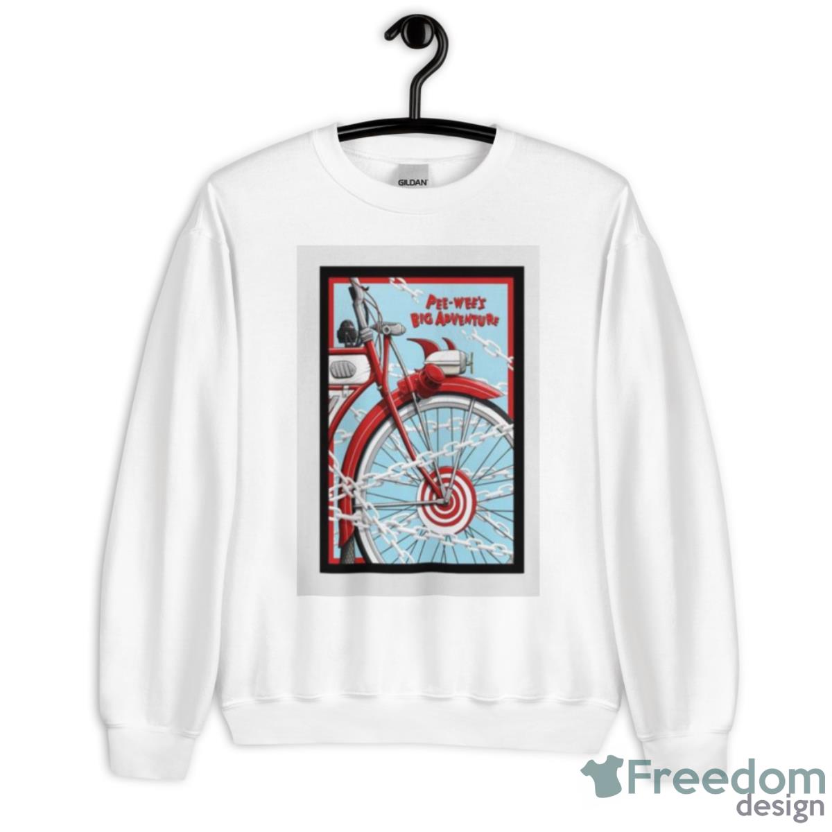 Poster Pee Wee’s Big Adventure Los Angeles CA 2023 Shirt - Unisex Heavy Blend Crewneck Sweatshirt