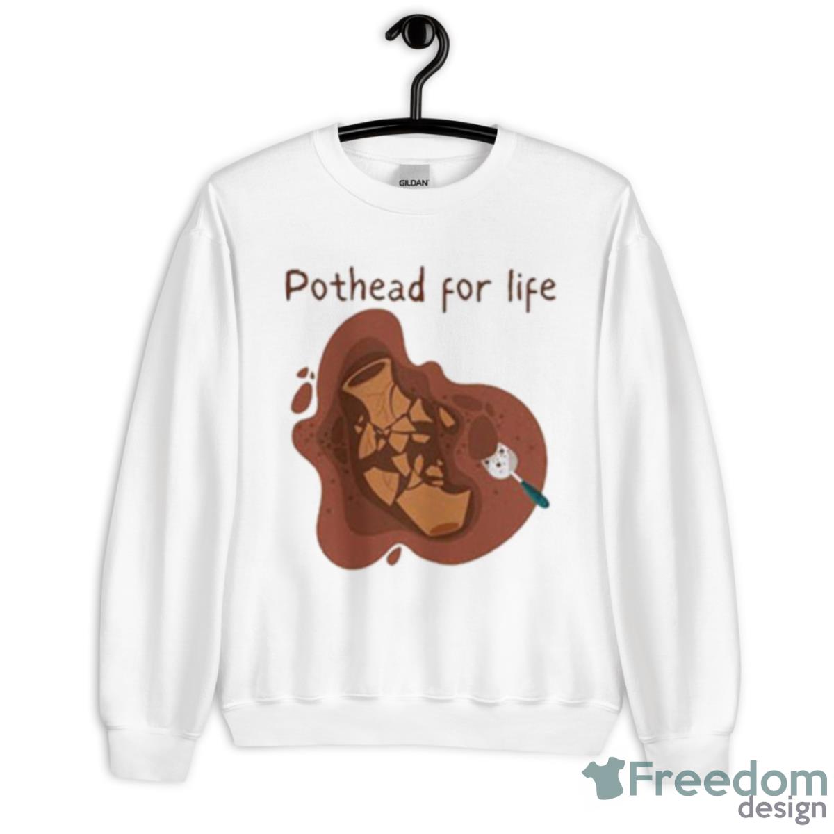 Pothead For Life Shirt - Unisex Heavy Blend Crewneck Sweatshirt