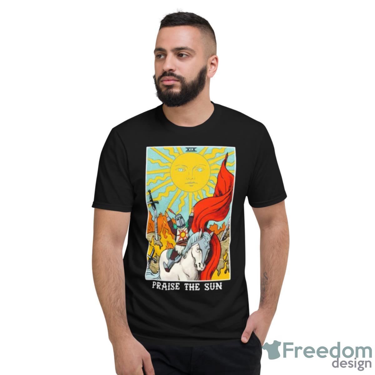 Praise The Sun Tarot Card Shirt - Short Sleeve T-Shirt