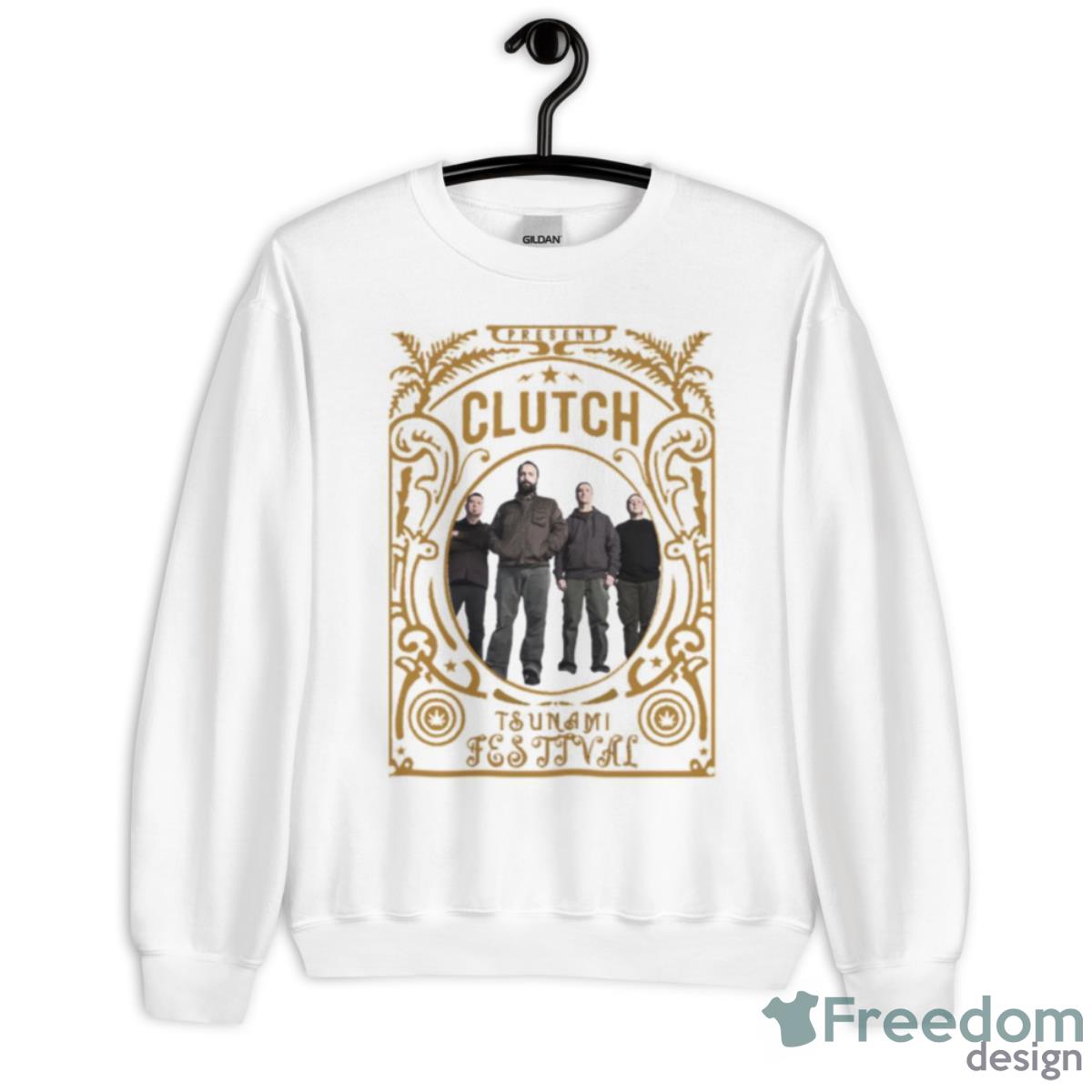 Present Clutch Band Tsunami Festival Shirt - Unisex Heavy Blend Crewneck Sweatshirt