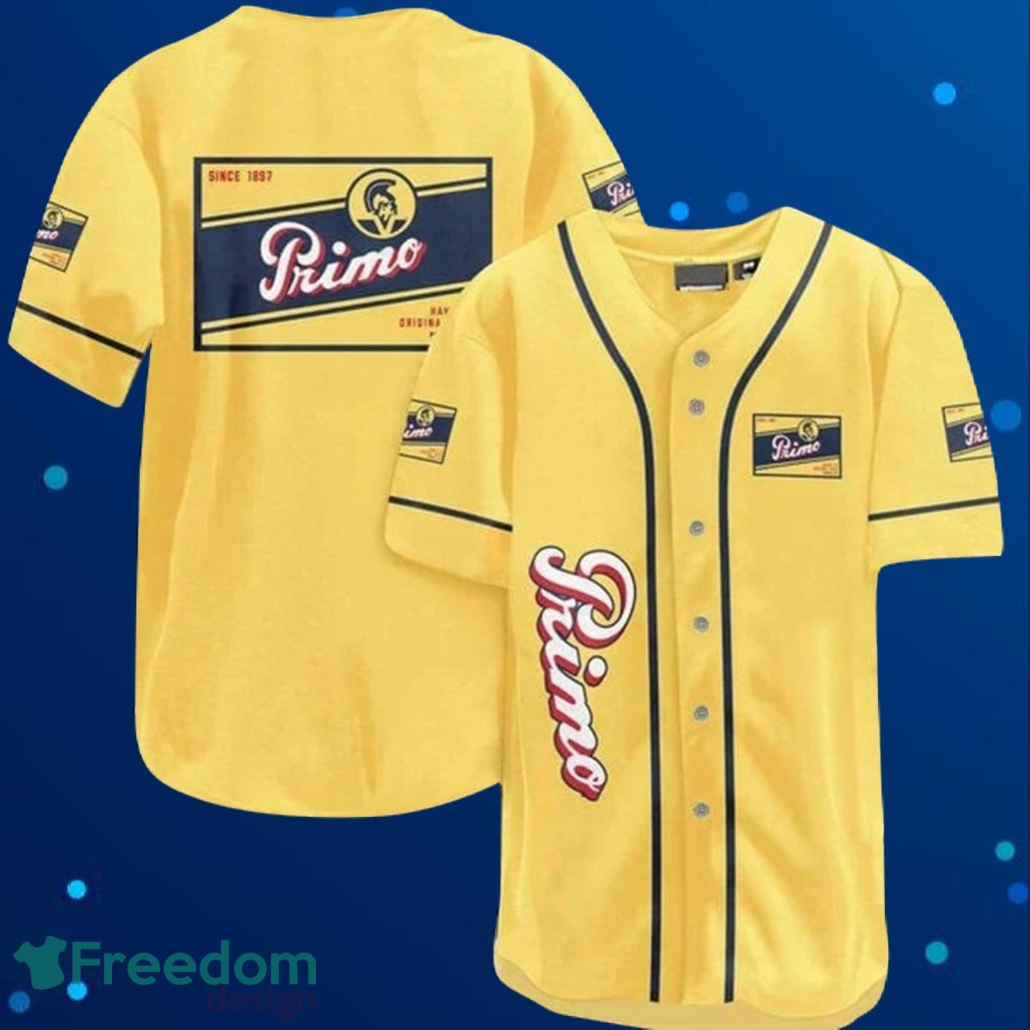 Primo Beers Baseball Jersey For Men And Women Product Photo 1