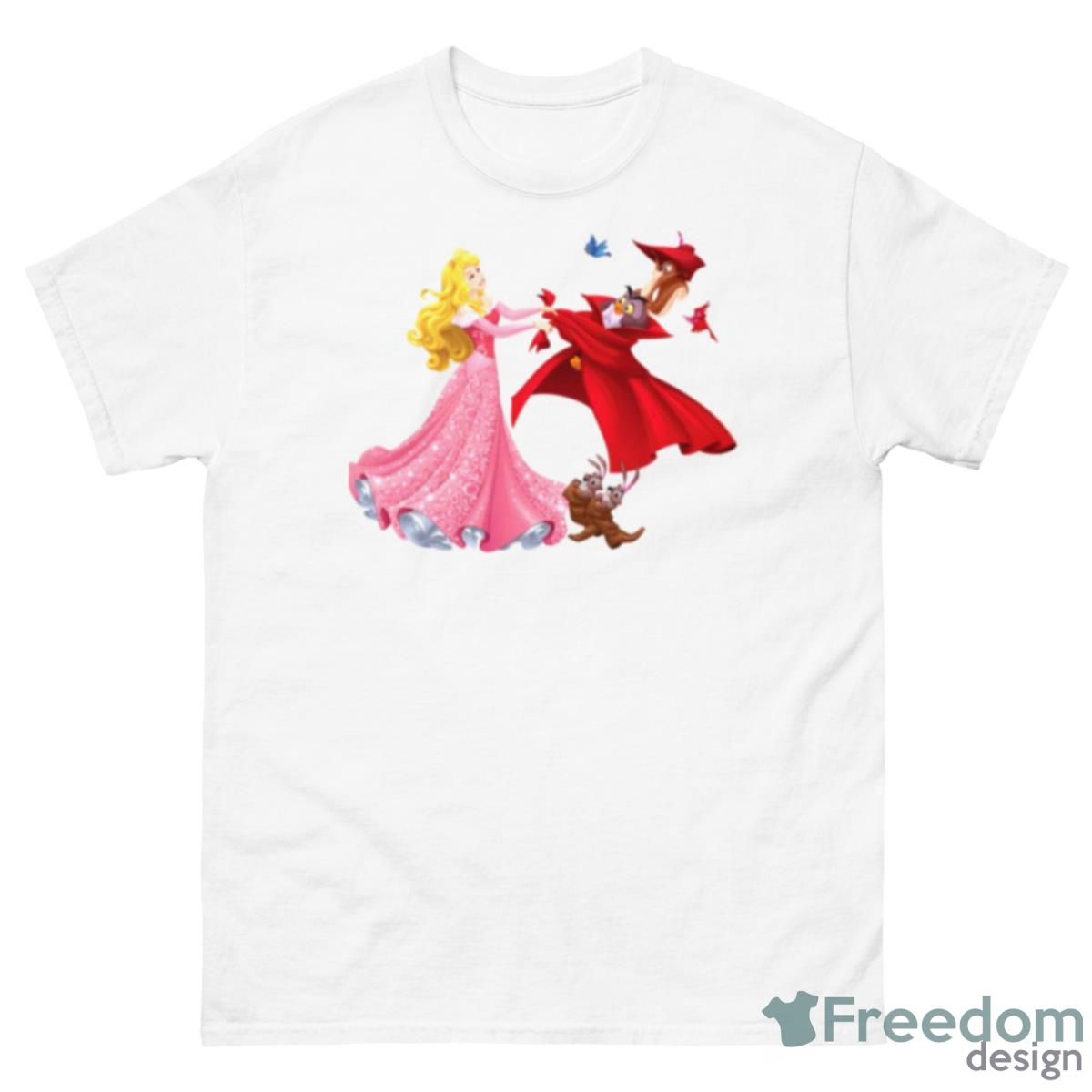 Princess Aurora And Forest Animals Sleeping Beauty Shirt - 500 Men’s Classic Tee Gildan