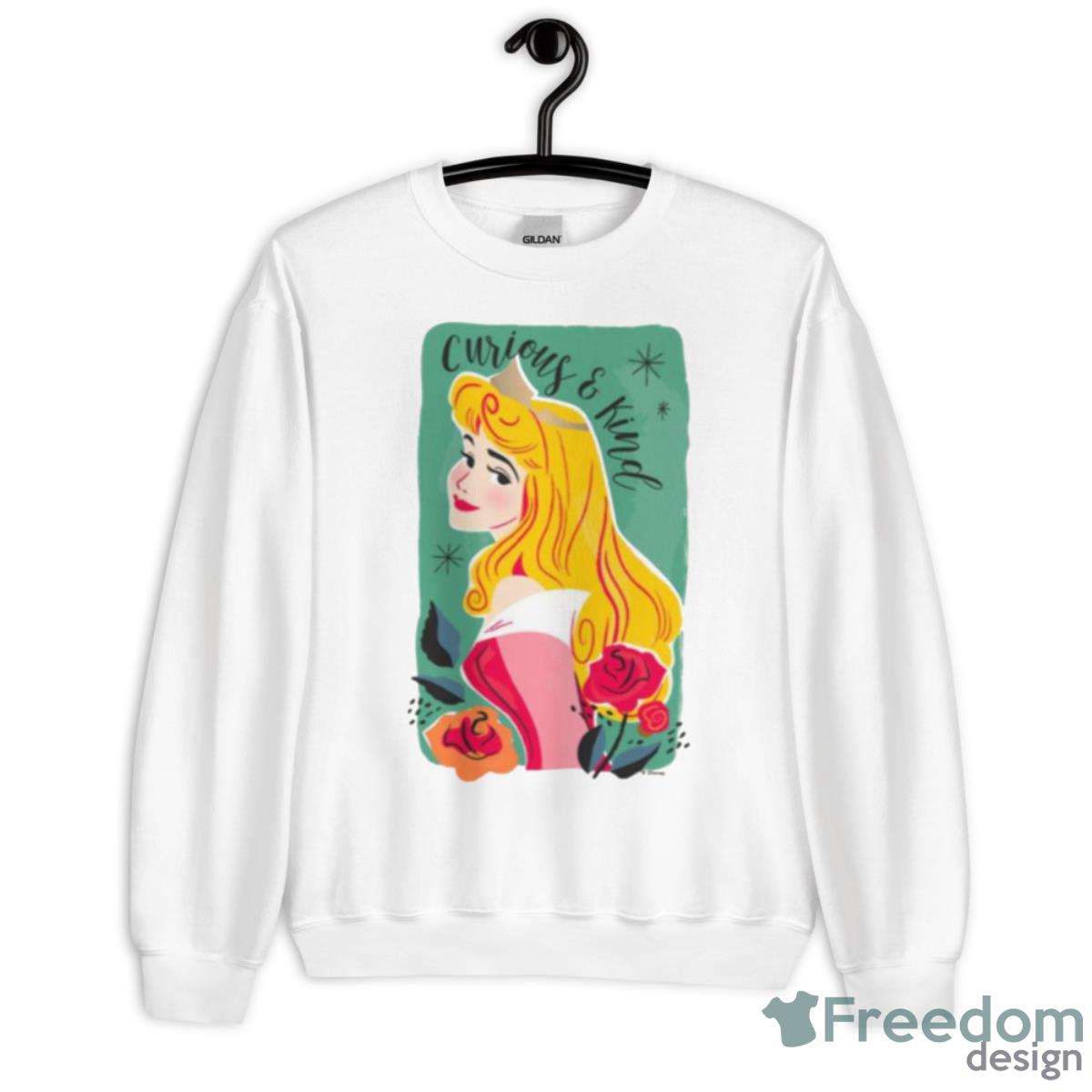 Princess Aurora Curious & Kind Sleeping Beauty Shirt - Unisex Heavy Blend Crewneck Sweatshirt