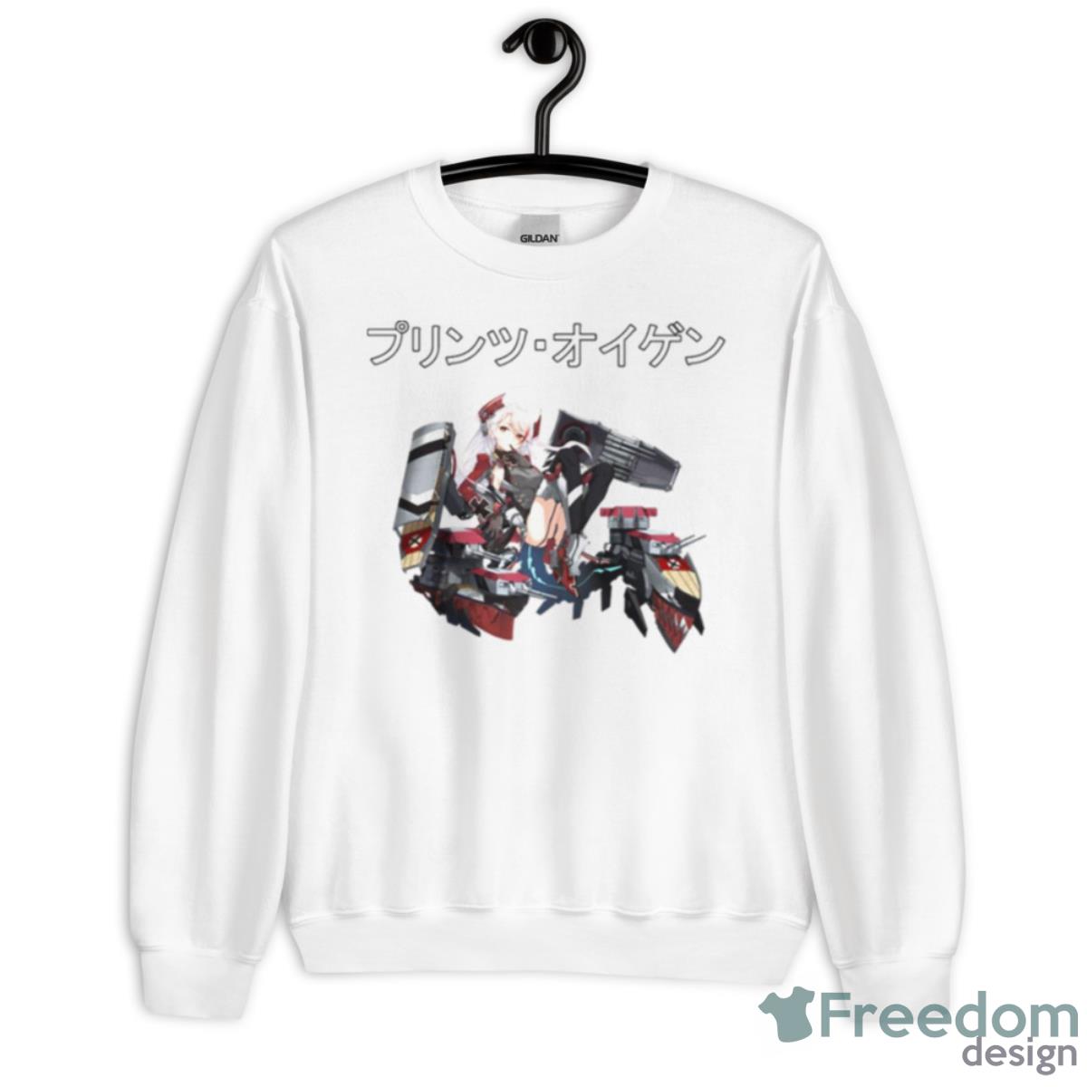 Prinz Eugen Azur Lane Beautiful Girl Shirt - Unisex Heavy Blend Crewneck Sweatshirt