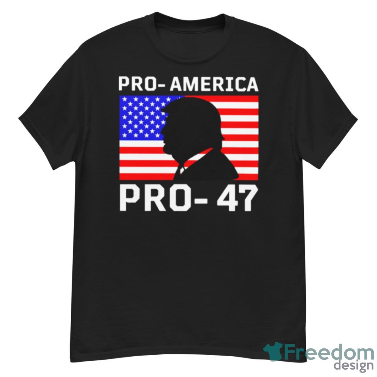 Pro America Pro 47 Trump USA Flag Shirt - G500 Men’s Classic T-Shirt