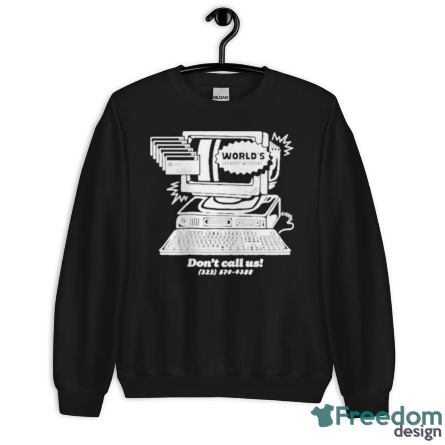 Pup World’s Greatest Webstore Shirt - Unisex Crewneck Sweatshirt