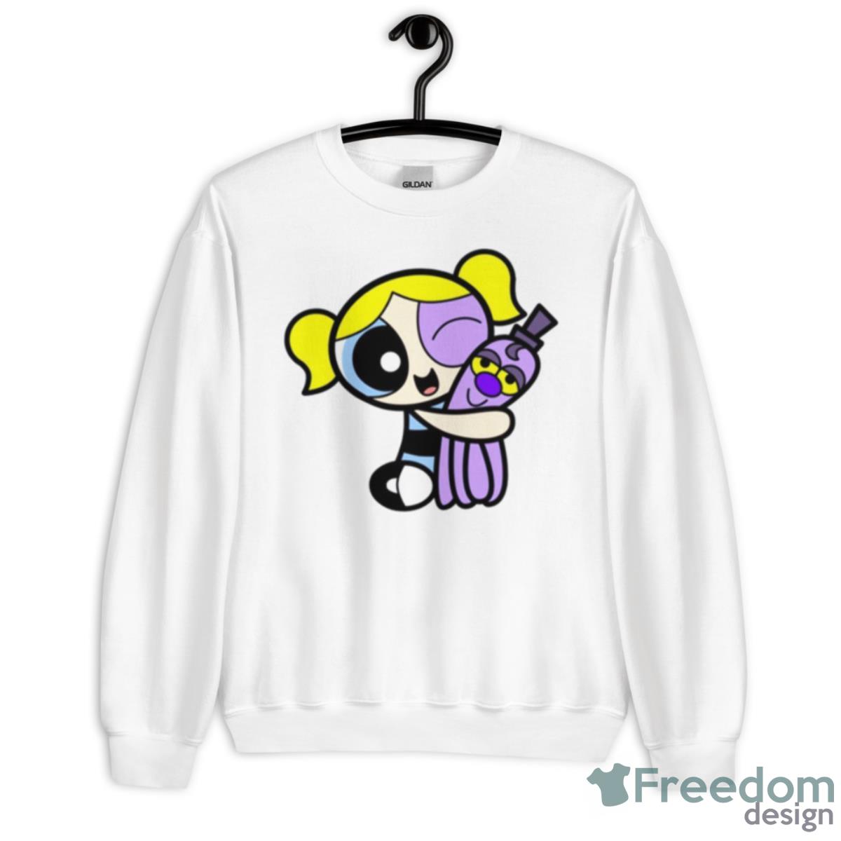 Purple Afropuff Girls Shirt - Unisex Heavy Blend Crewneck Sweatshirt