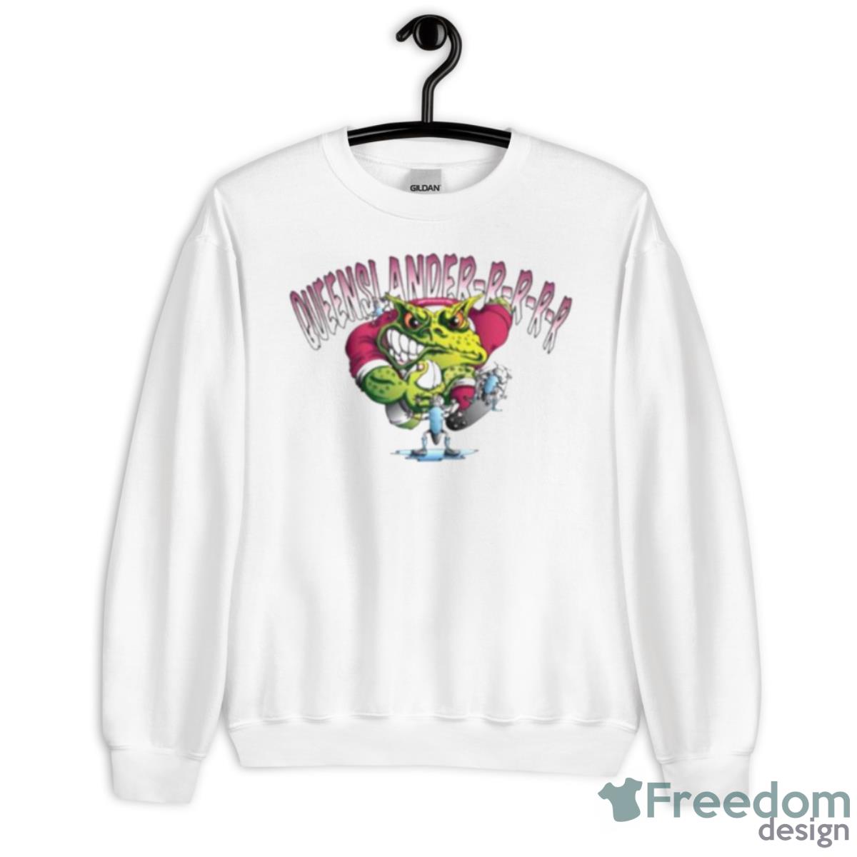 Queensi Ander Qld Toad Sacry Mascot Rugby Shirt - Unisex Heavy Blend Crewneck Sweatshirt