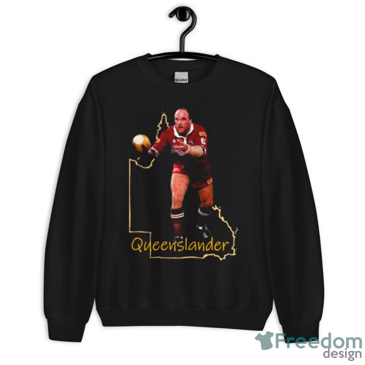 Queenslander Rugby Player Shirt image Queenslander Rugby Player Shirt - Unisex Crewneck Sweatshirt