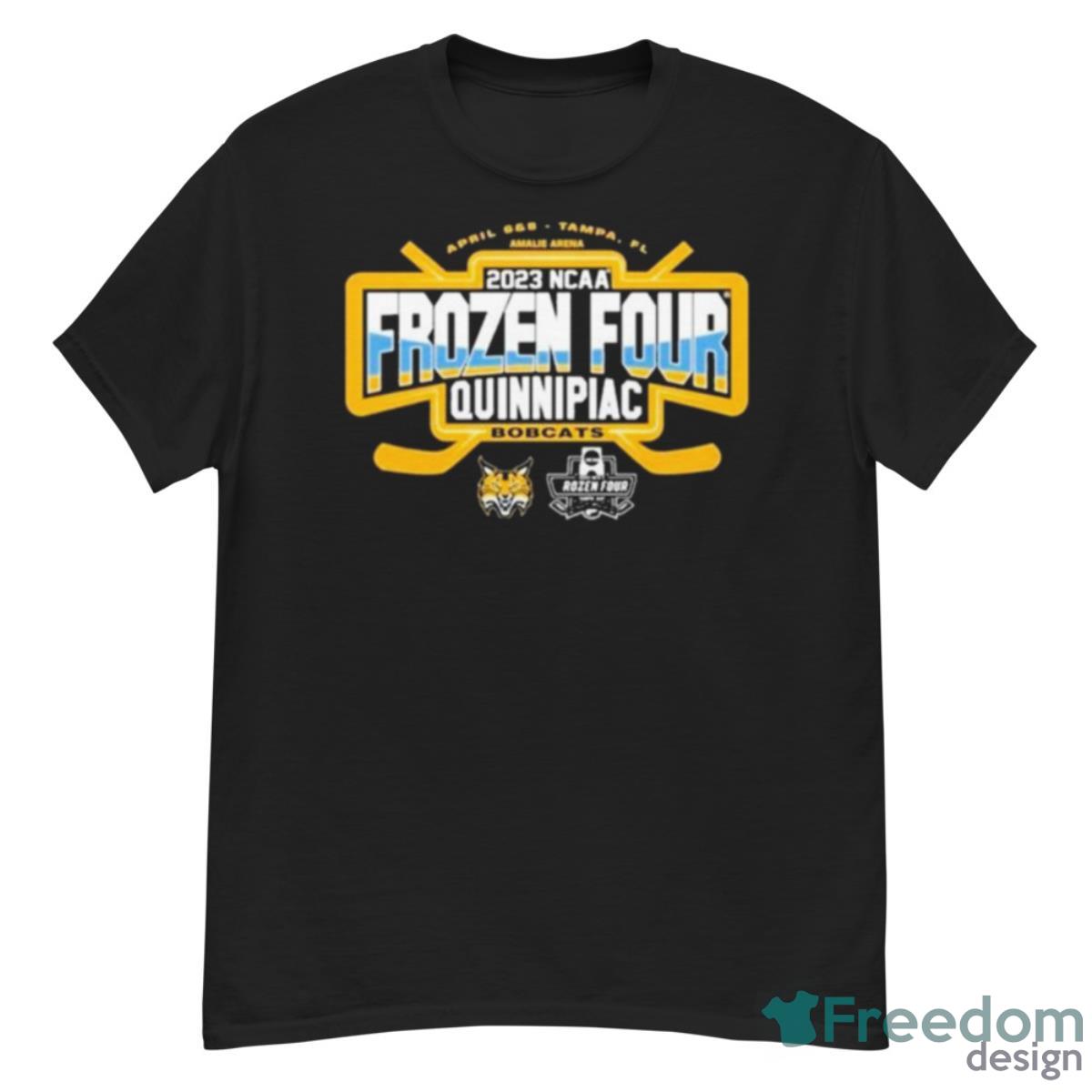 Quinnipiac Bobcats University Men’s Hockey 2023 NCAA Frozen Four Shirt - G500 Men’s Classic T-Shirt