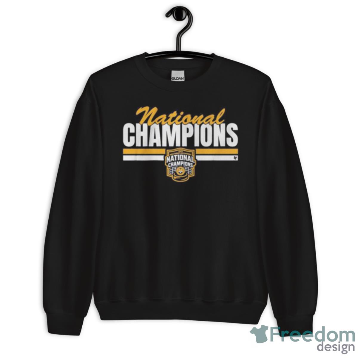 Quinnipiac Hockey 2023 National Champions Shirt - Unisex Crewneck Sweatshirt