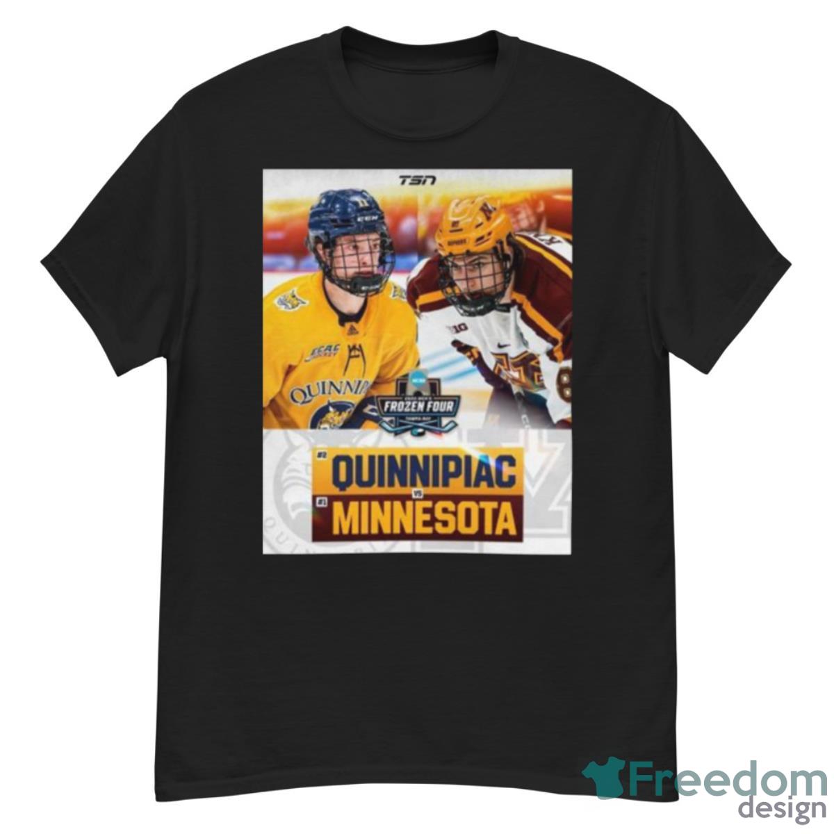 Quinnipiac Vs Minnesota 2023 NCAA Men’s Ice Hockey National Championship Shirt - G500 Men’s Classic T-Shirt