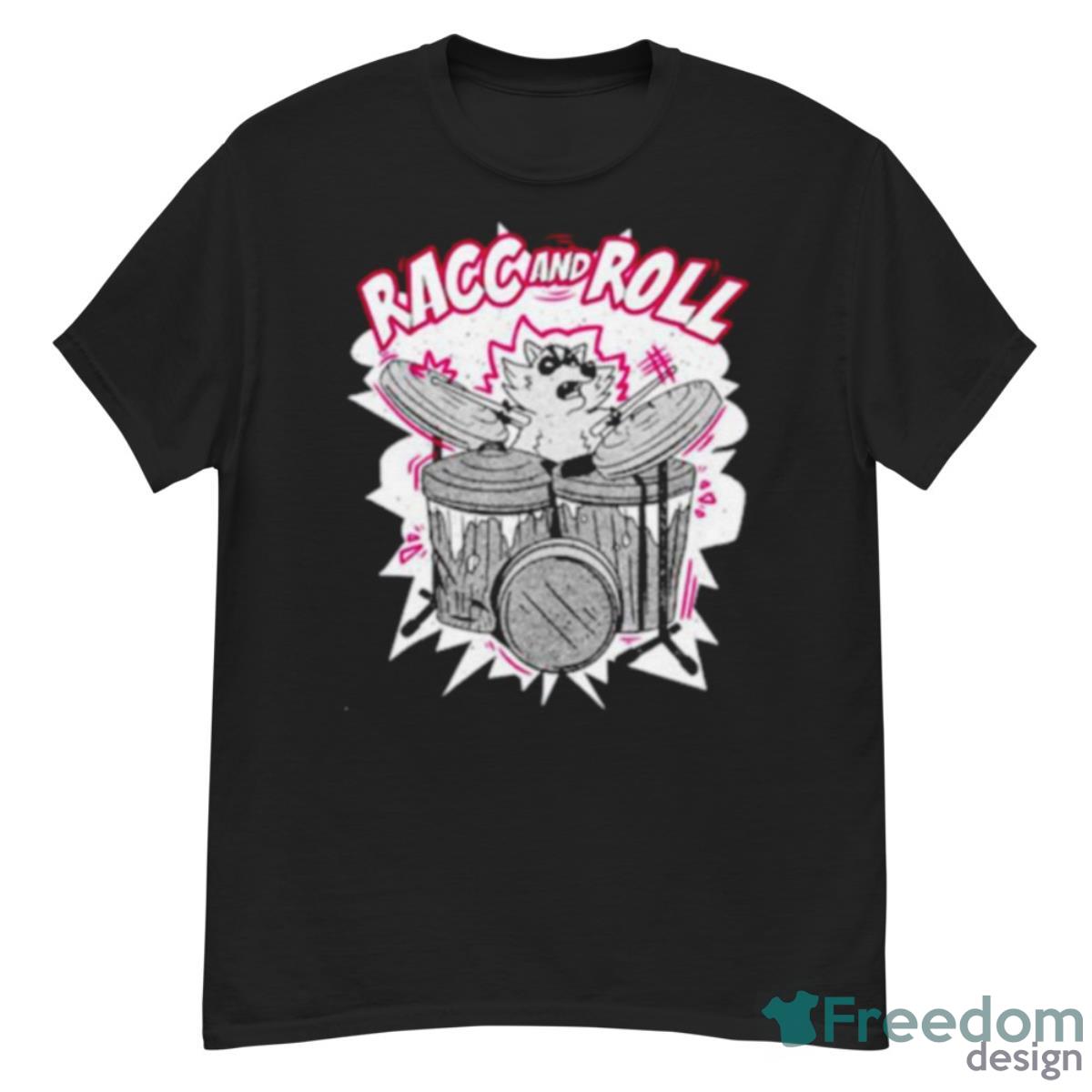 Racc And Roll Raccoon Plays Drum Shirt - G500 Men’s Classic T-Shirt