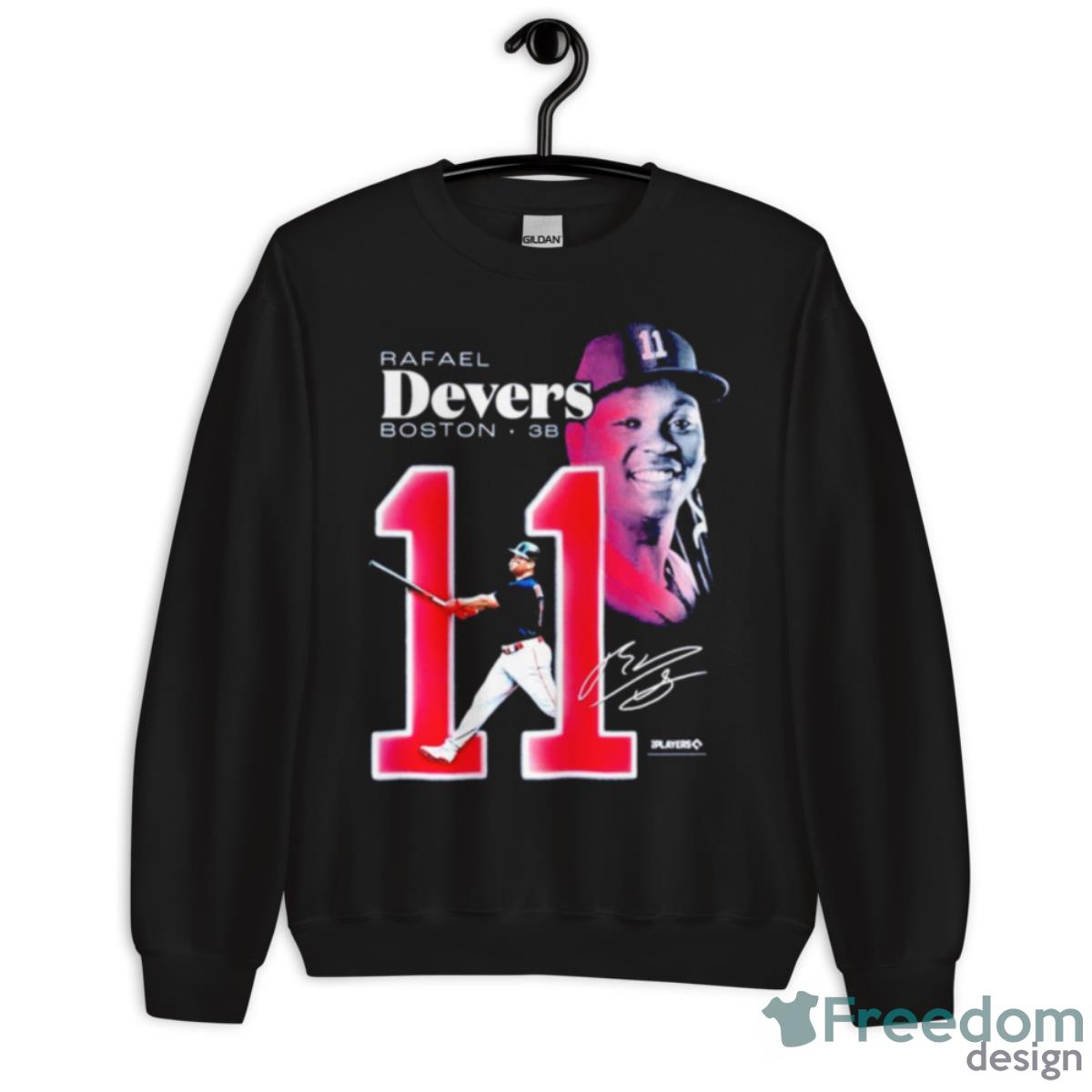 Rafael Devers Boston Red Sox 3B Signature Shirt - Unisex Crewneck Sweatshirt