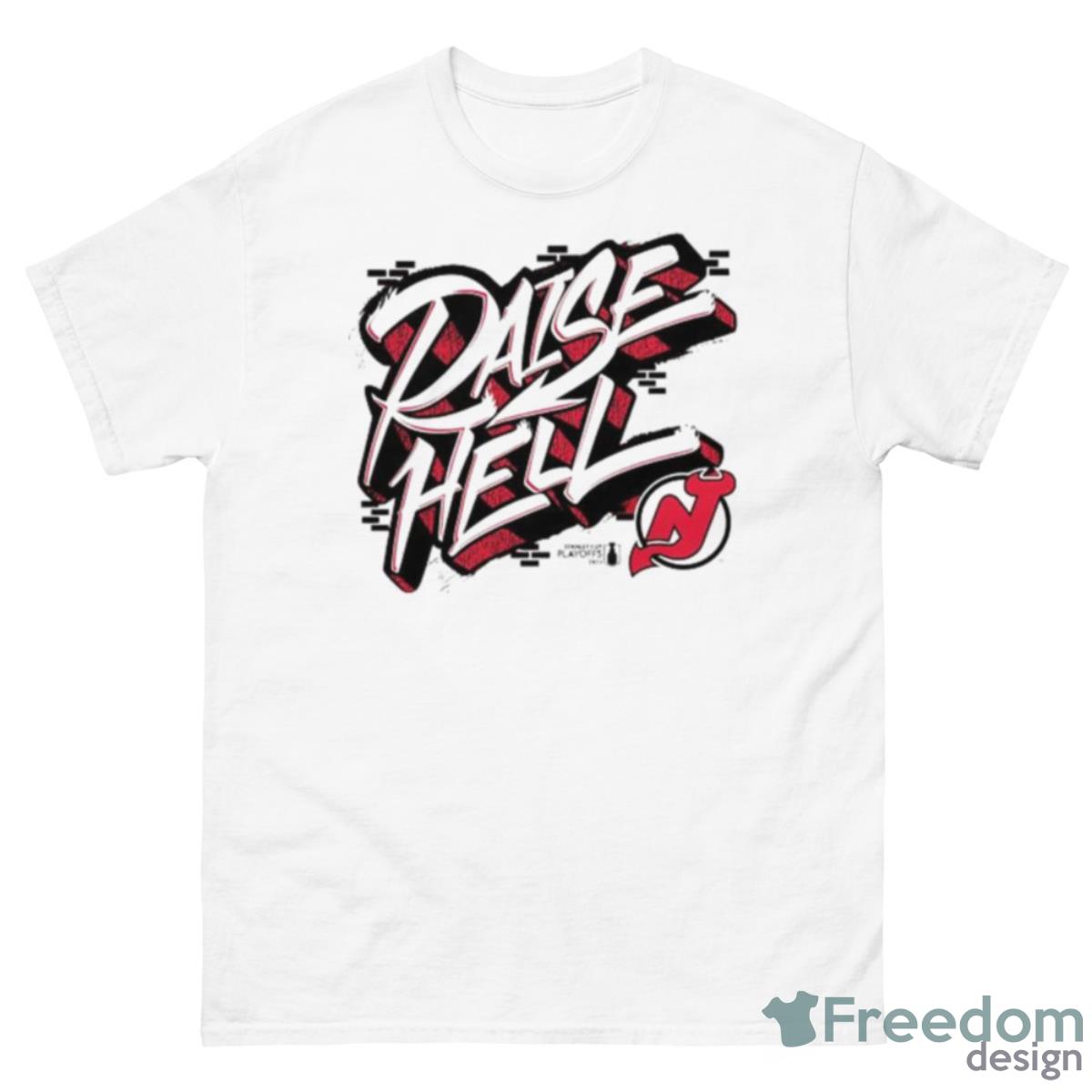 Raise Hell New Jersey Devils 2023 Stanley Cup Playoffs Driven Shirt - 500 Men’s Classic Tee Gildan