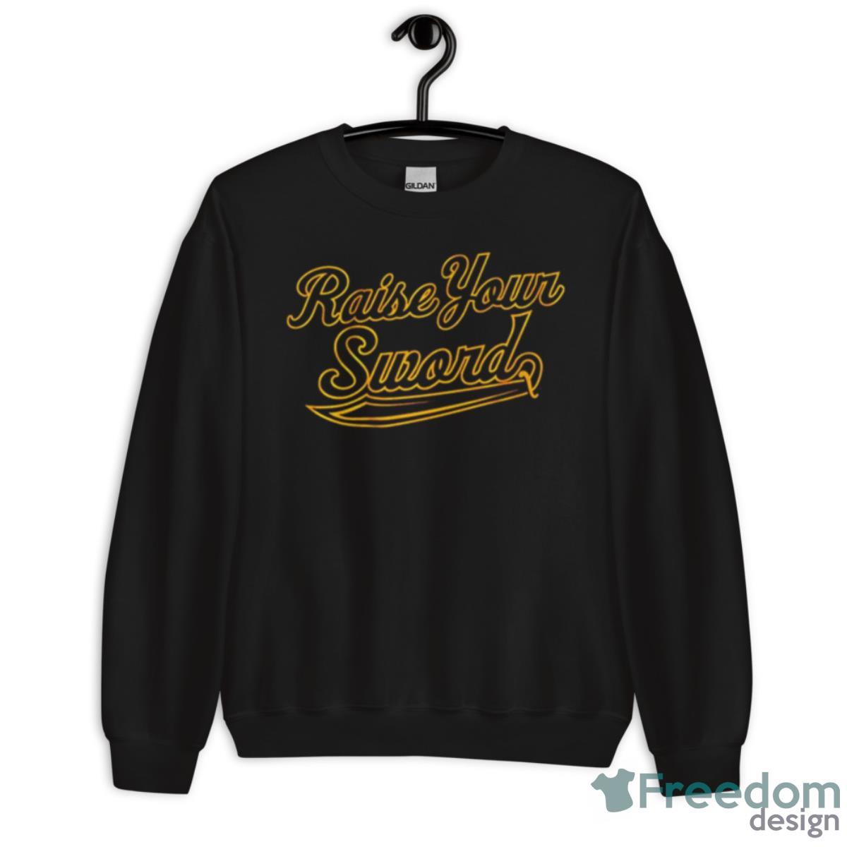 Raise Your Sword Pittsburgh Pirates Baseball Shirt - Unisex Crewneck Sweatshirt