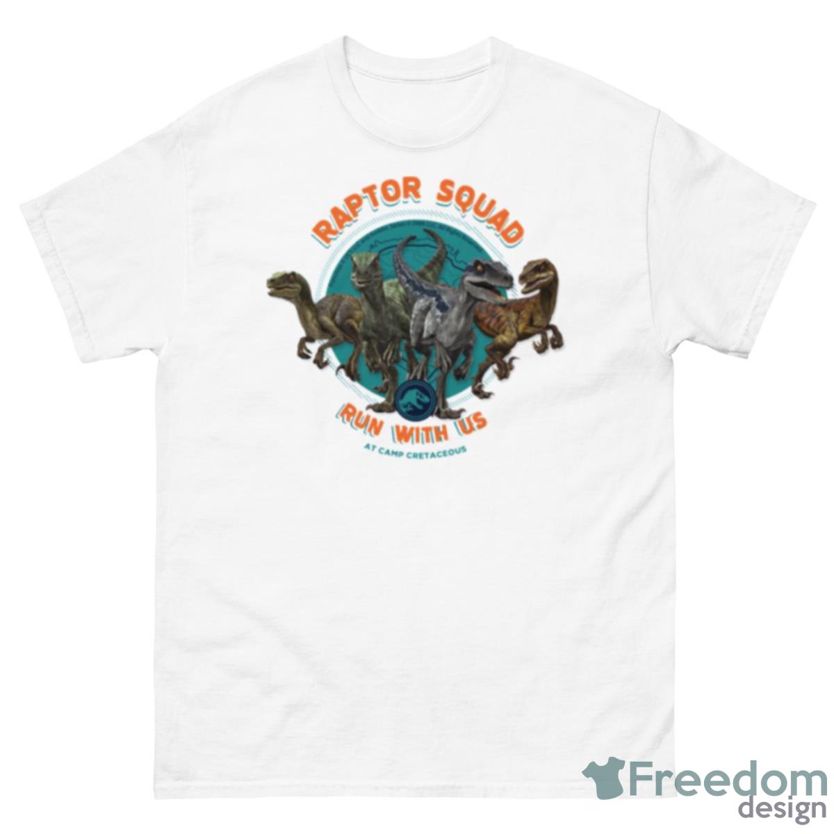 Raptors In Training Jurassic World Shirt - 500 Men’s Classic Tee Gildan