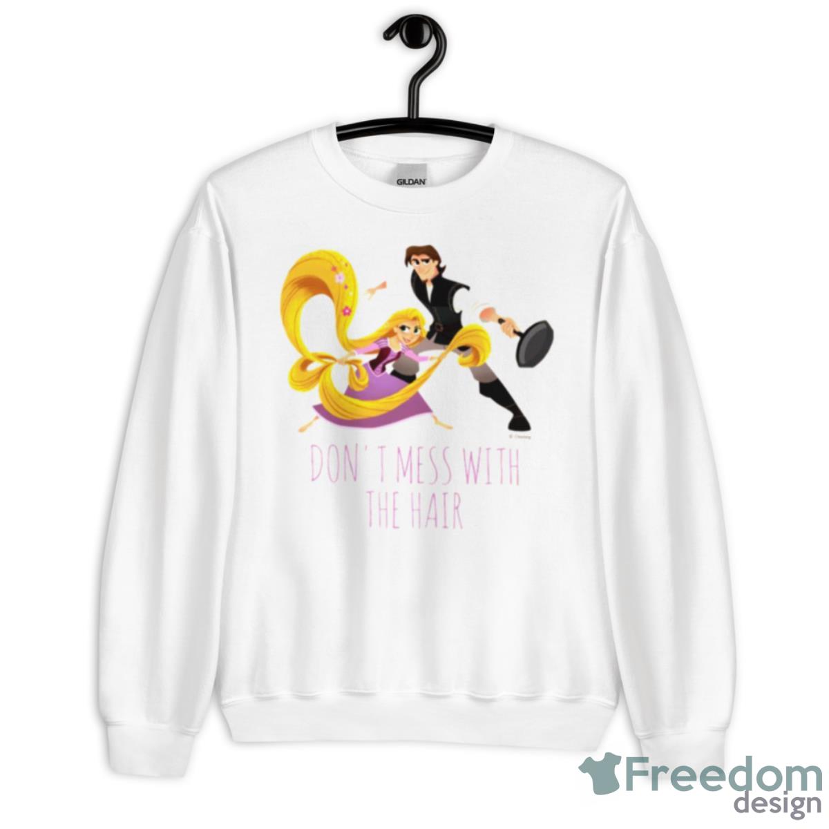 Rapunzel & Eugene Don’t Mess With The Hair Shirt - Unisex Heavy Blend Crewneck Sweatshirt