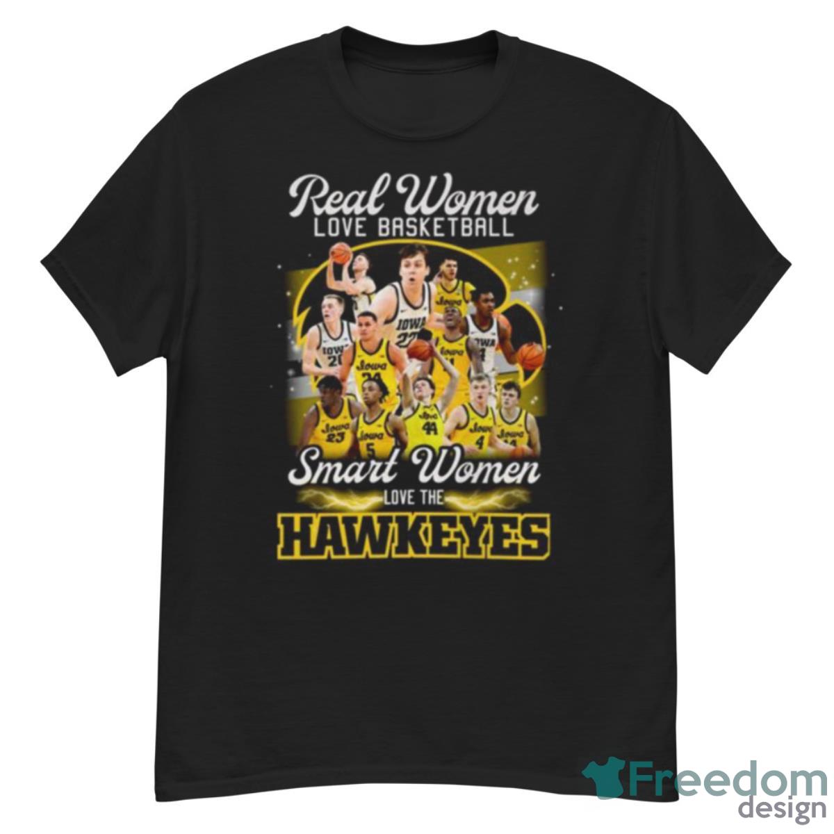 Real Women Love Basketball Smart Women Love The Iowa Hawkeyes Men’s Team Shirt - G500 Men’s Classic T-Shirt