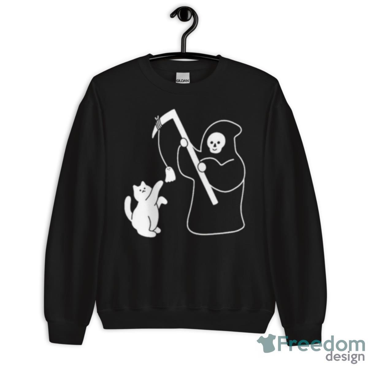 Reaper Cat Playtime Shirt - Unisex Crewneck Sweatshirt