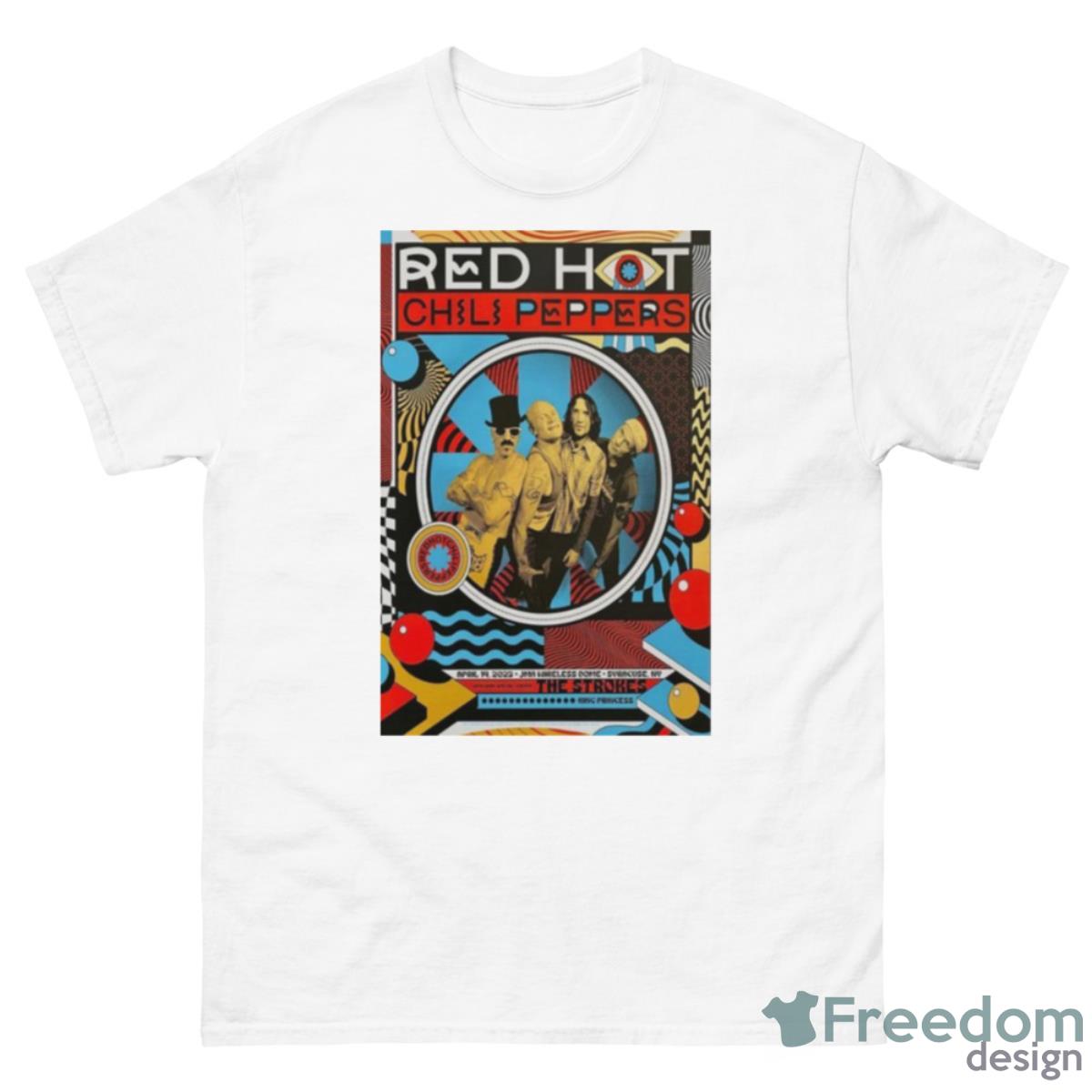 Red Hot Chili Peppers JMA Wireless Dome Syracuse NY April 14 2023 Poster Shirt - 500 Men’s Classic Tee Gildan