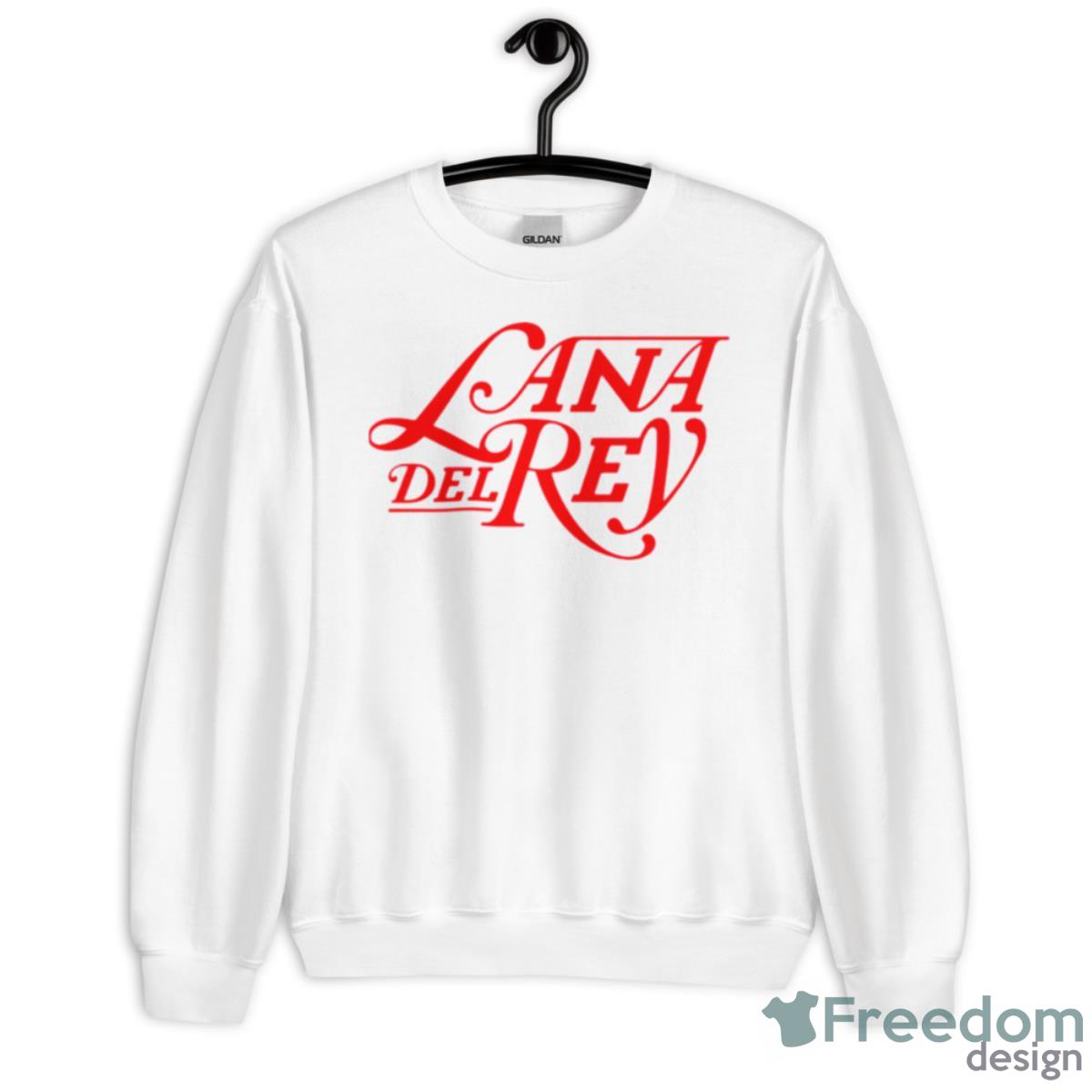 Red Logo Summertime Sadness Lana Del Rey Shirt - Unisex Heavy Blend Crewneck Sweatshirt