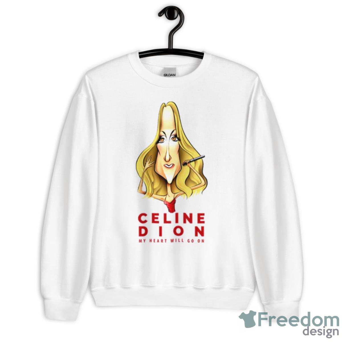 Red Suit Celine Dion Shirt - Unisex Heavy Blend Crewneck Sweatshirt