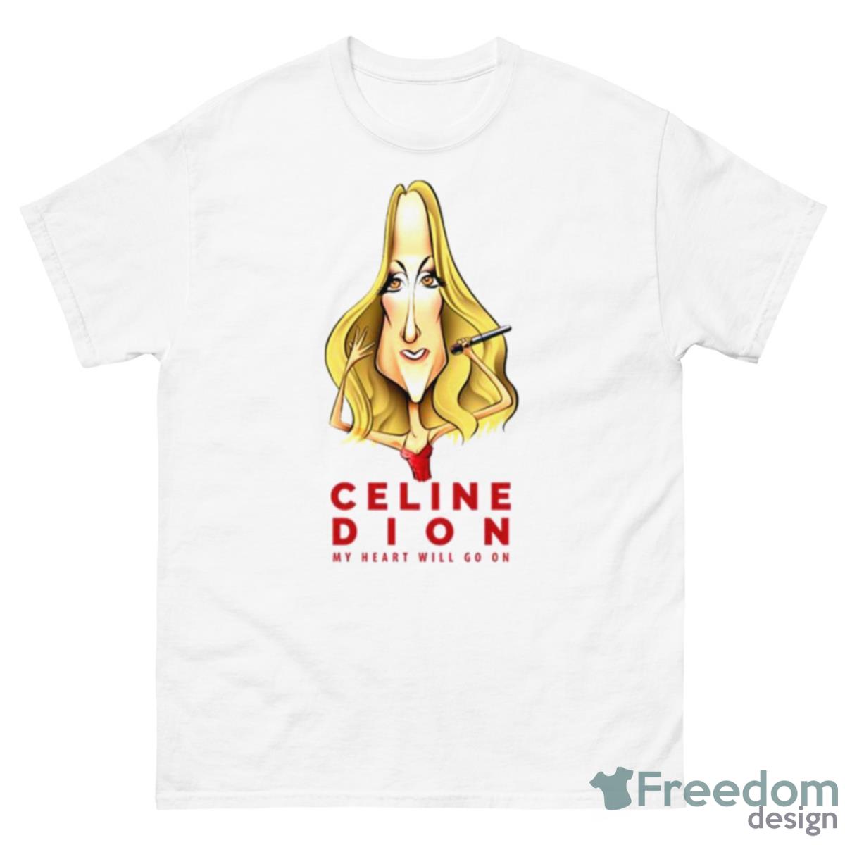 Red Suit Celine Dion Shirt - 500 Men’s Classic Tee Gildan