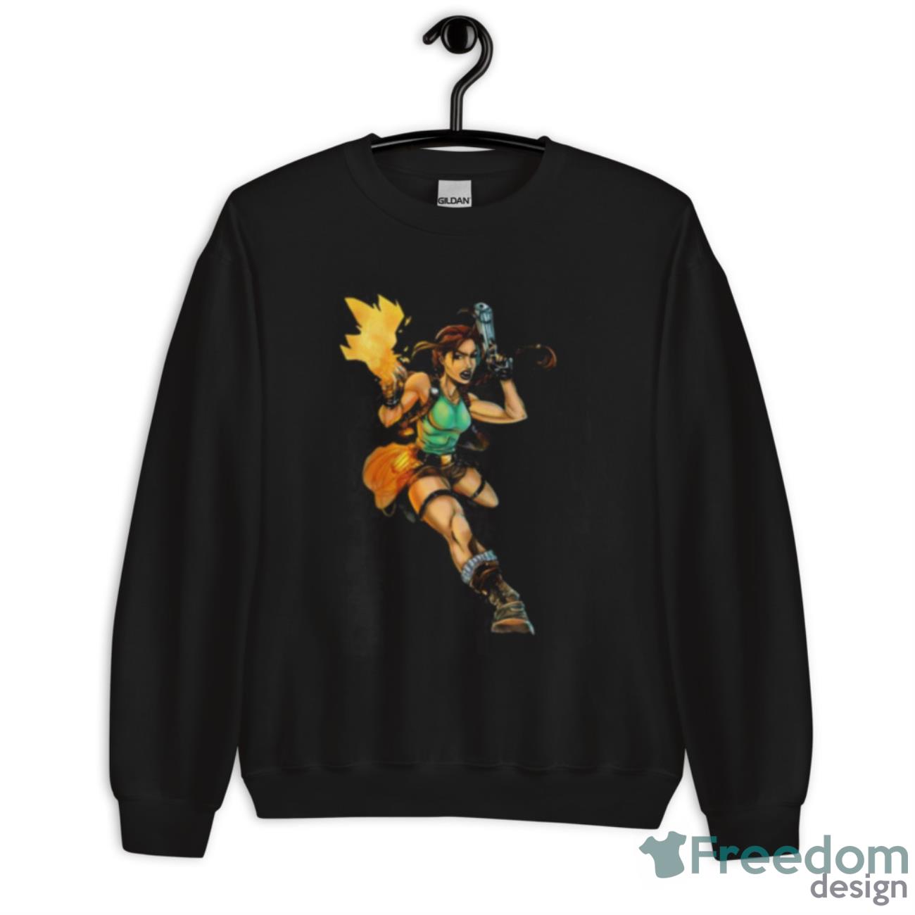 Reloaded Guns Tomb Raider Shirt - Unisex Crewneck Sweatshirt Reloaded Guns Tomb Raider Shirt - Unisex Crewneck Sweatshirt