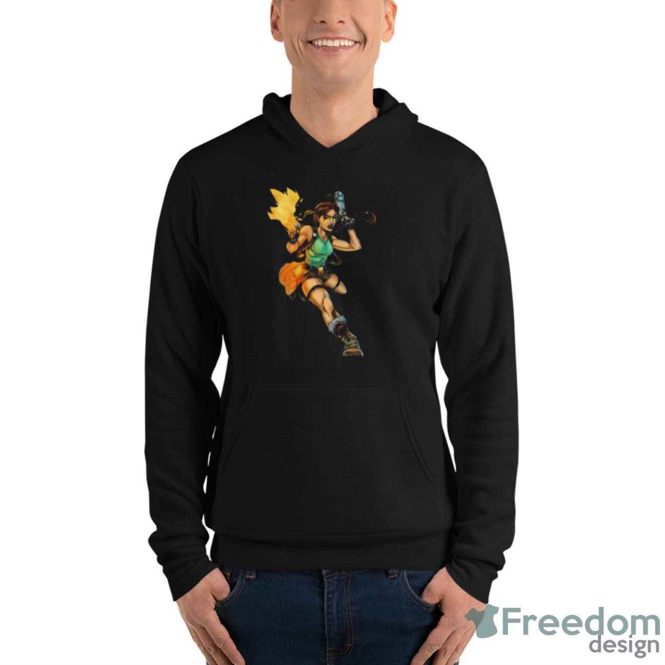 Reloaded Guns Tomb Raider Shirt - Unisex Fleece Pullover Hoodie Reloaded Guns Tomb Raider Shirt - Unisex Fleece Pullover Hoodie