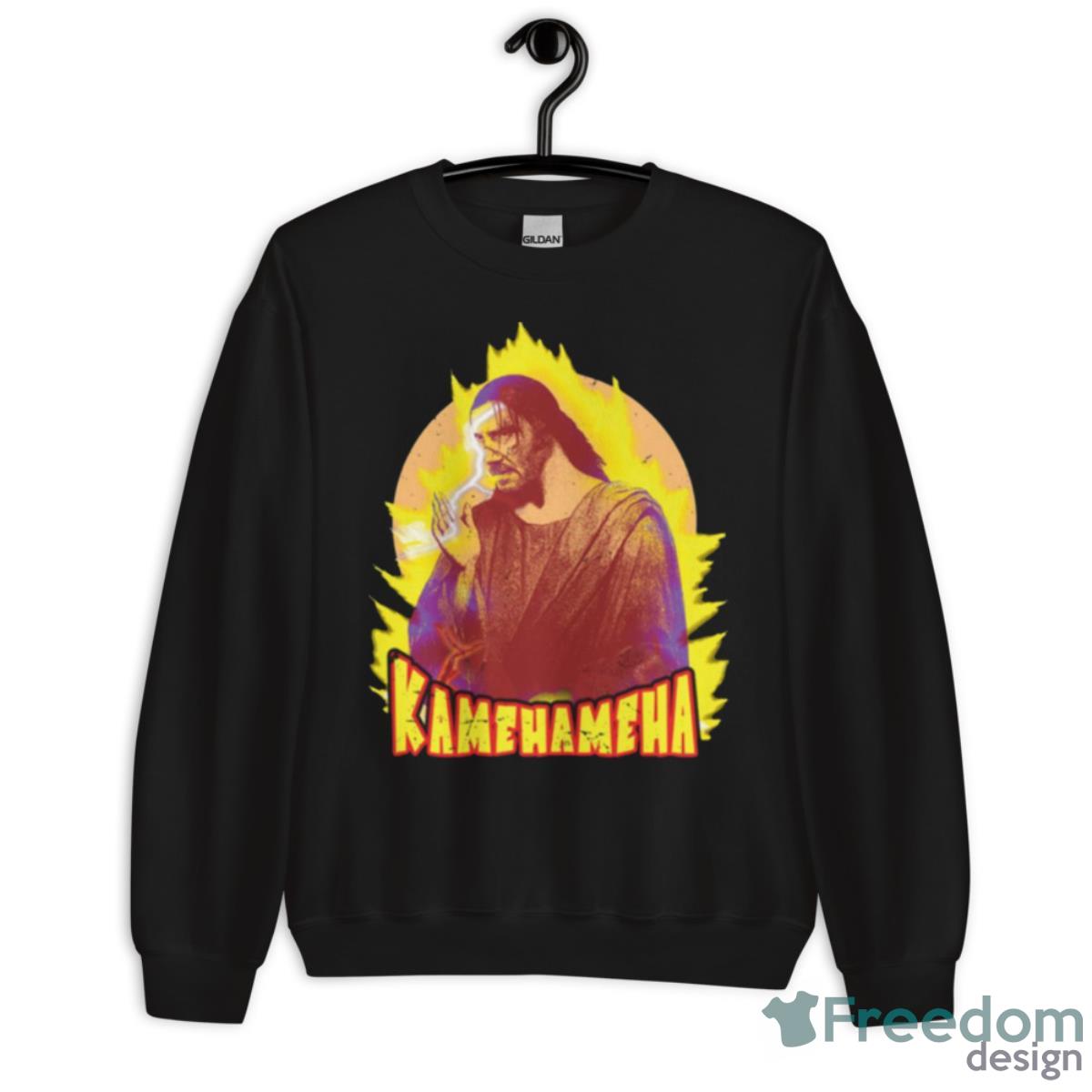 Renaissance Parody Kamehameha Keanu John Wick Shirt - Unisex Crewneck Sweatshirt Renaissance Parody Kamehameha Keanu John Wick Shirt - Unisex Crewneck Sweatshirt
