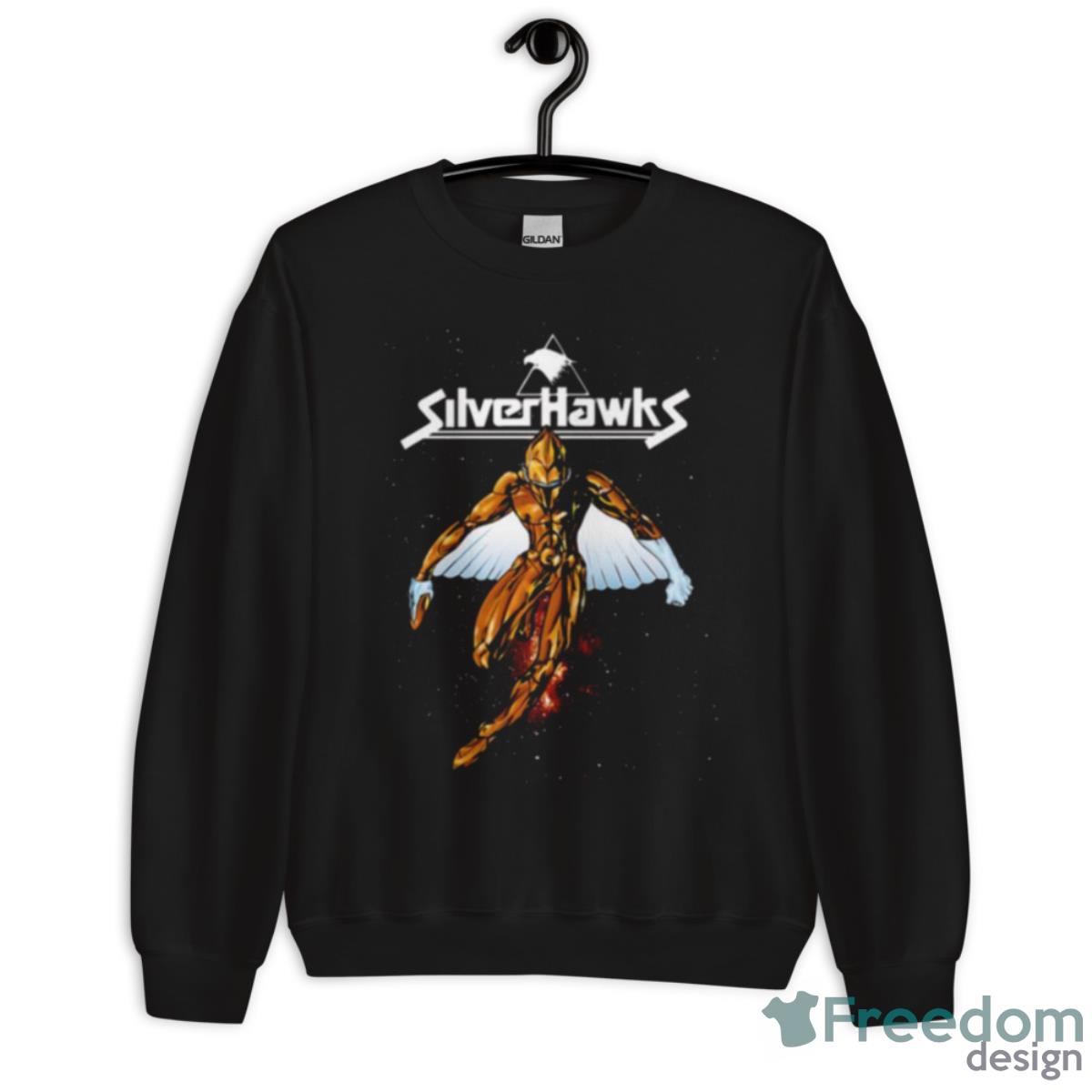 Retro Art Silverhawks The Night Shirt - Unisex Crewneck Sweatshirt Retro Art Silverhawks The Night Shirt - Unisex Crewneck Sweatshirt