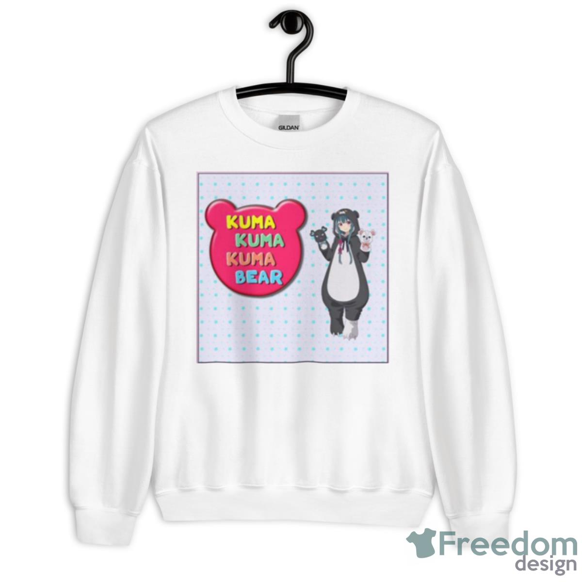 Retro Kuma Kuma Kuma Bear Shirt - Unisex Heavy Blend Crewneck Sweatshirt