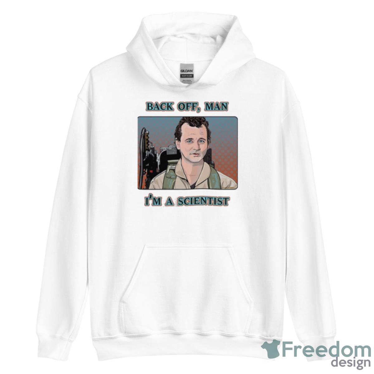 Retro Style Back Off Man Bill Murray Shirt - Unisex Heavy Blend Hooded Sweatshirt