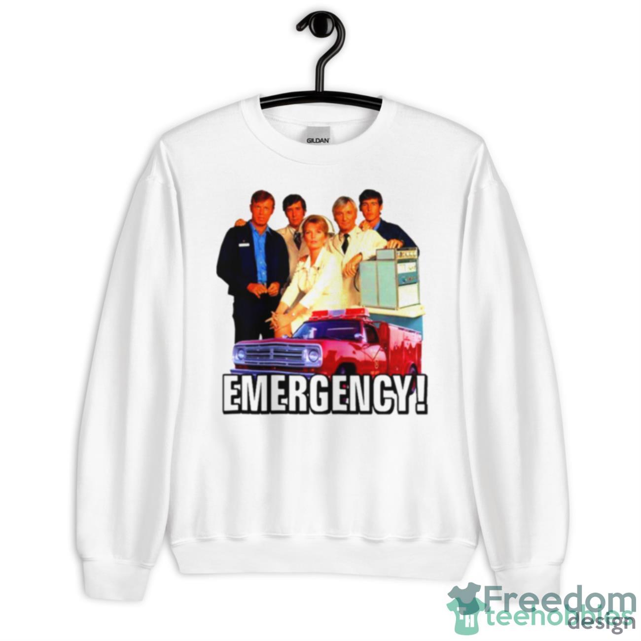 Retro Vintage 70s Emergency Cast Tribute Shirt - Unisex Heavy Blend Crewneck Sweatshirt