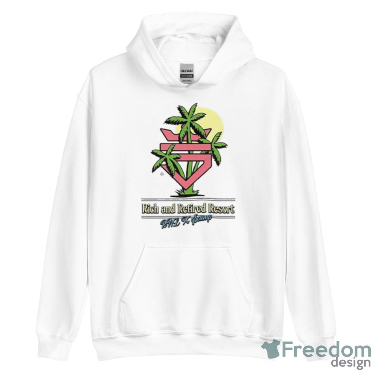 Rich And Retired Resort RNR X Scump 2023 Shirt - Unisex Heavy Blend Hooded Sweatshirt