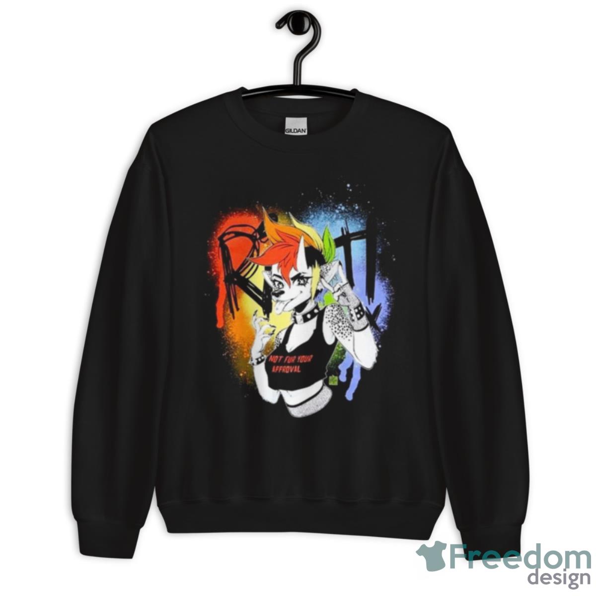 Riot Rainbow Jackal Shirt - Unisex Crewneck Sweatshirt Riot Rainbow Jackal Shirt - Unisex Crewneck Sweatshirt