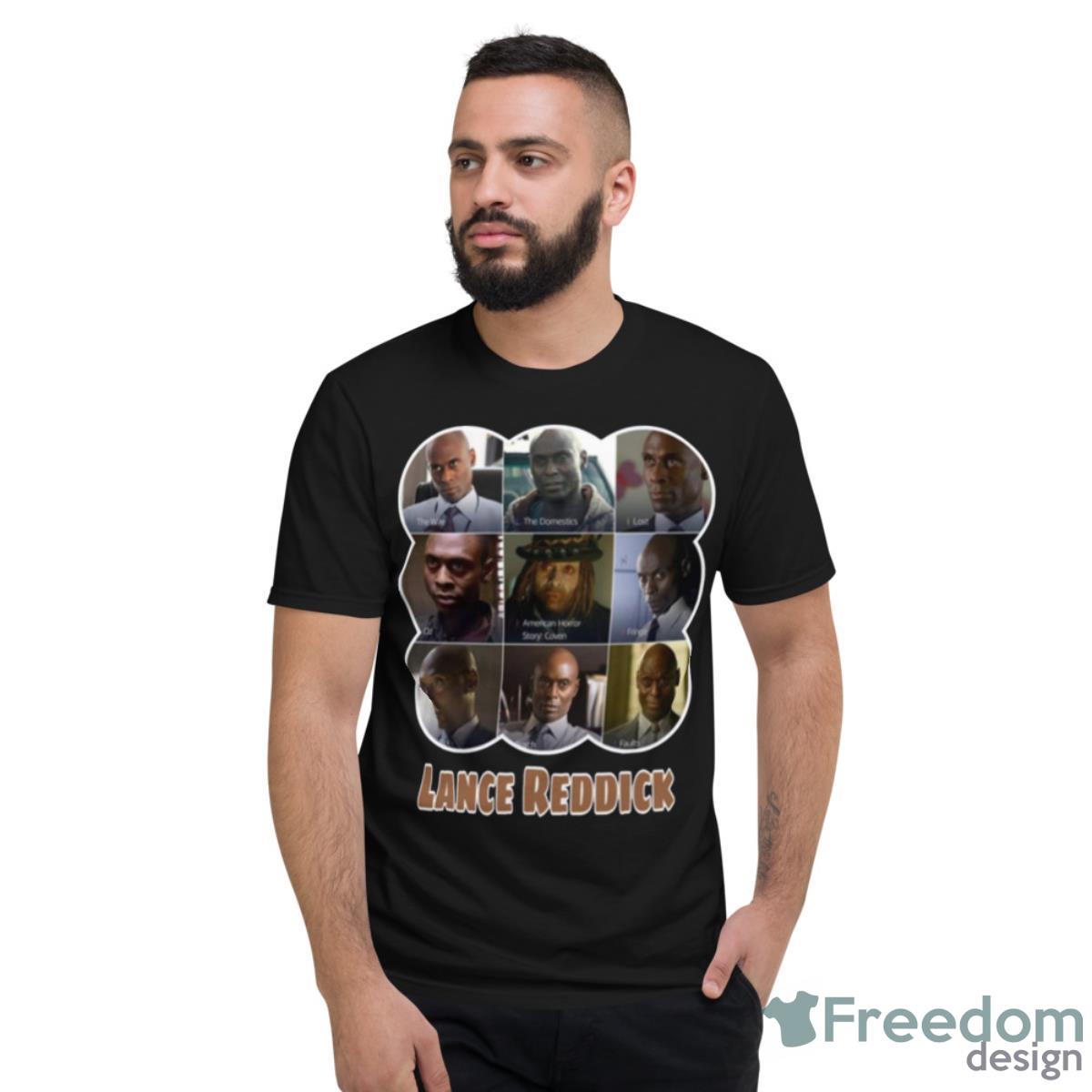 Rip Lance Reddick Collage Design Shirt - Short Sleeve T-Shirt