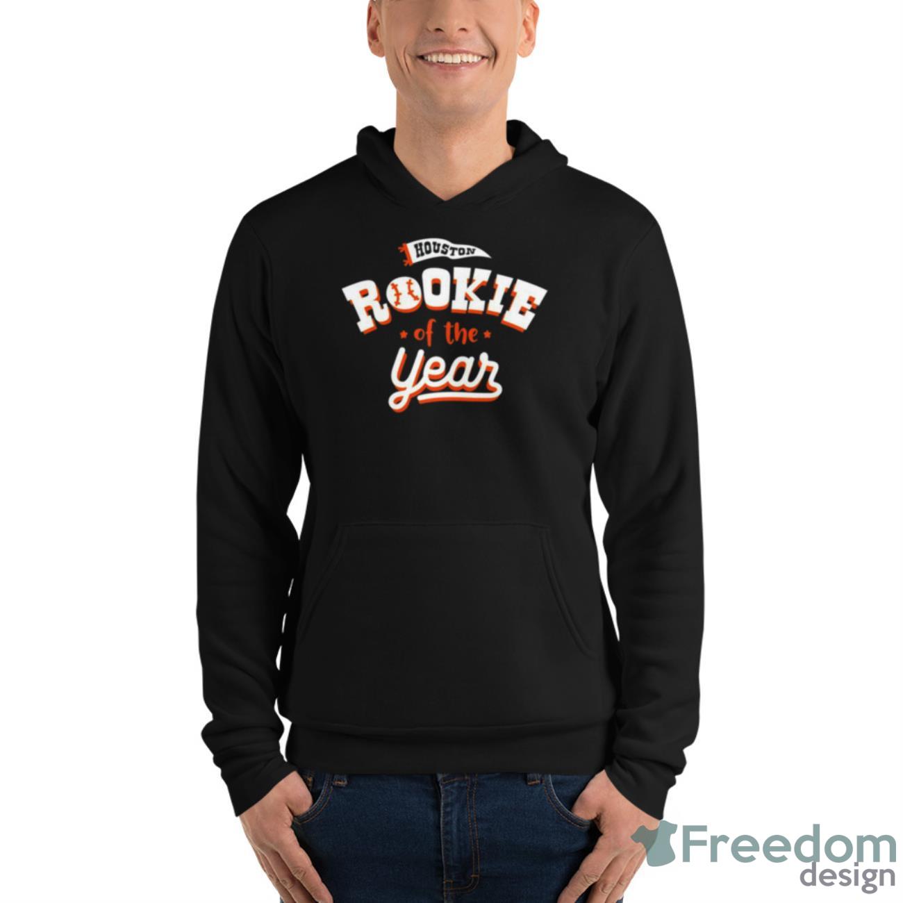 Rookie Of The Year Houston Baseball Shirt - Unisex Fleece Pullover Hoodie Rookie Of The Year Houston Baseball Shirt - Unisex Fleece Pullover Hoodie