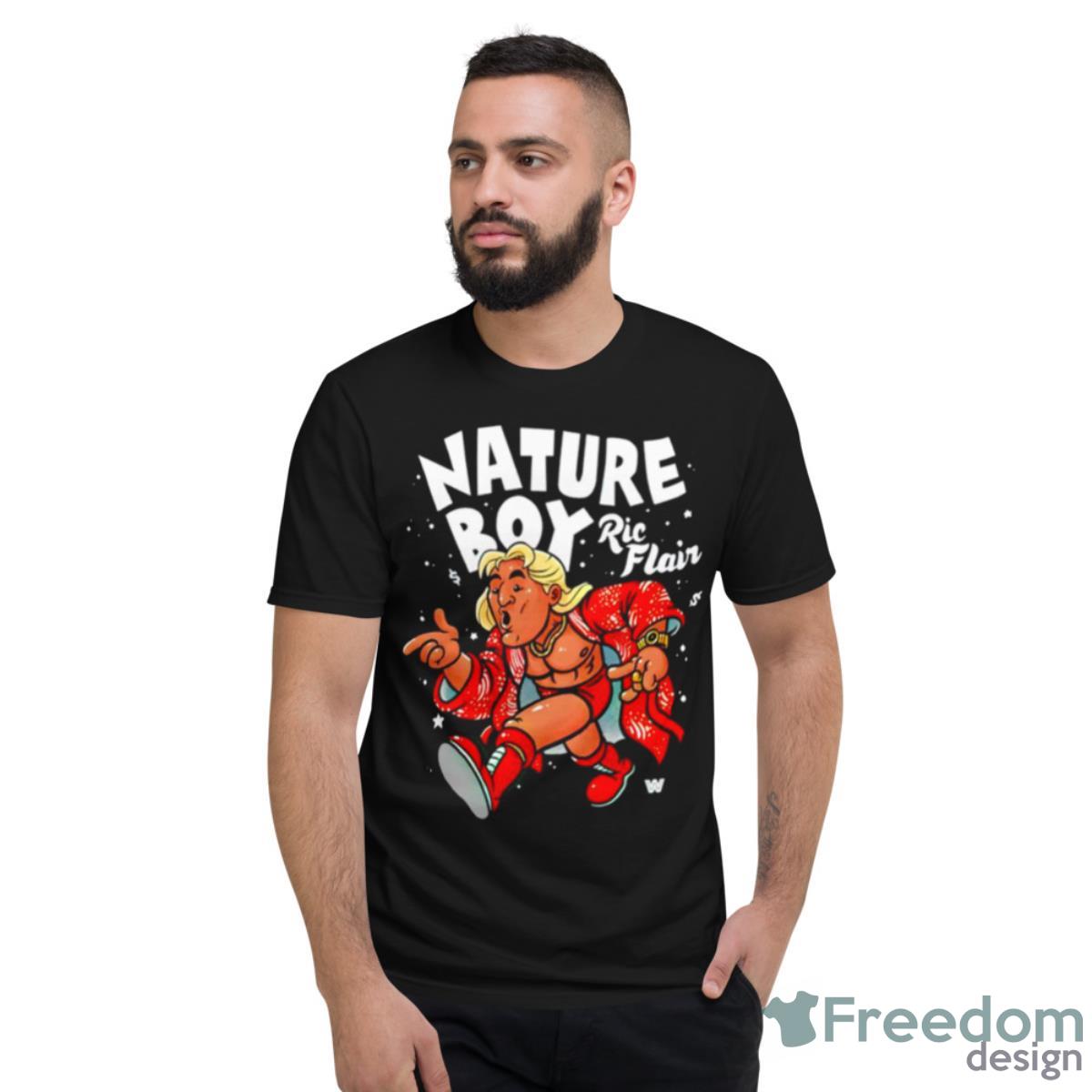 Royal Nature Boy Ric Flair Cartoon Shirt - Short Sleeve T-Shirt